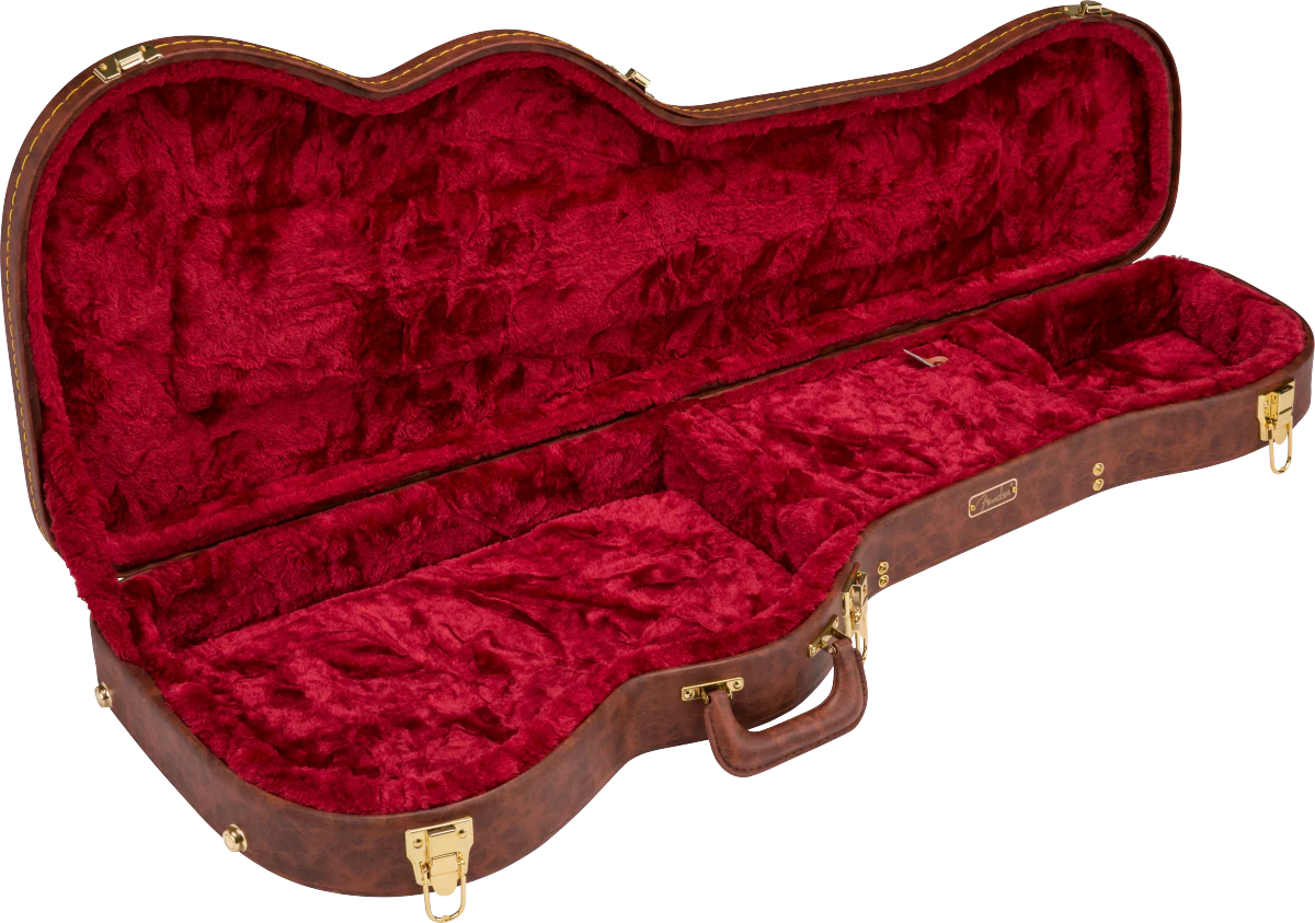 Fender Stratocaster/Telecaster Poodle Case Brown Cases - Image 3