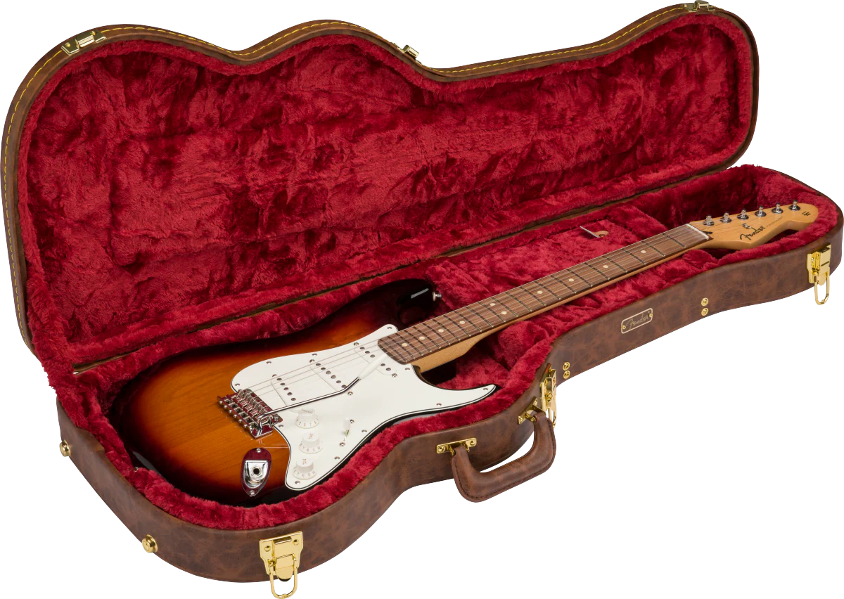 Fender Stratocaster/Telecaster Poodle Case Brown Cases - Image 4