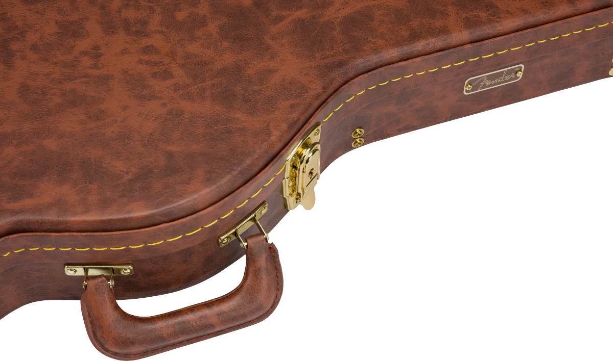 Fender Stratocaster/Telecaster Poodle Case Brown Cases - Image 5