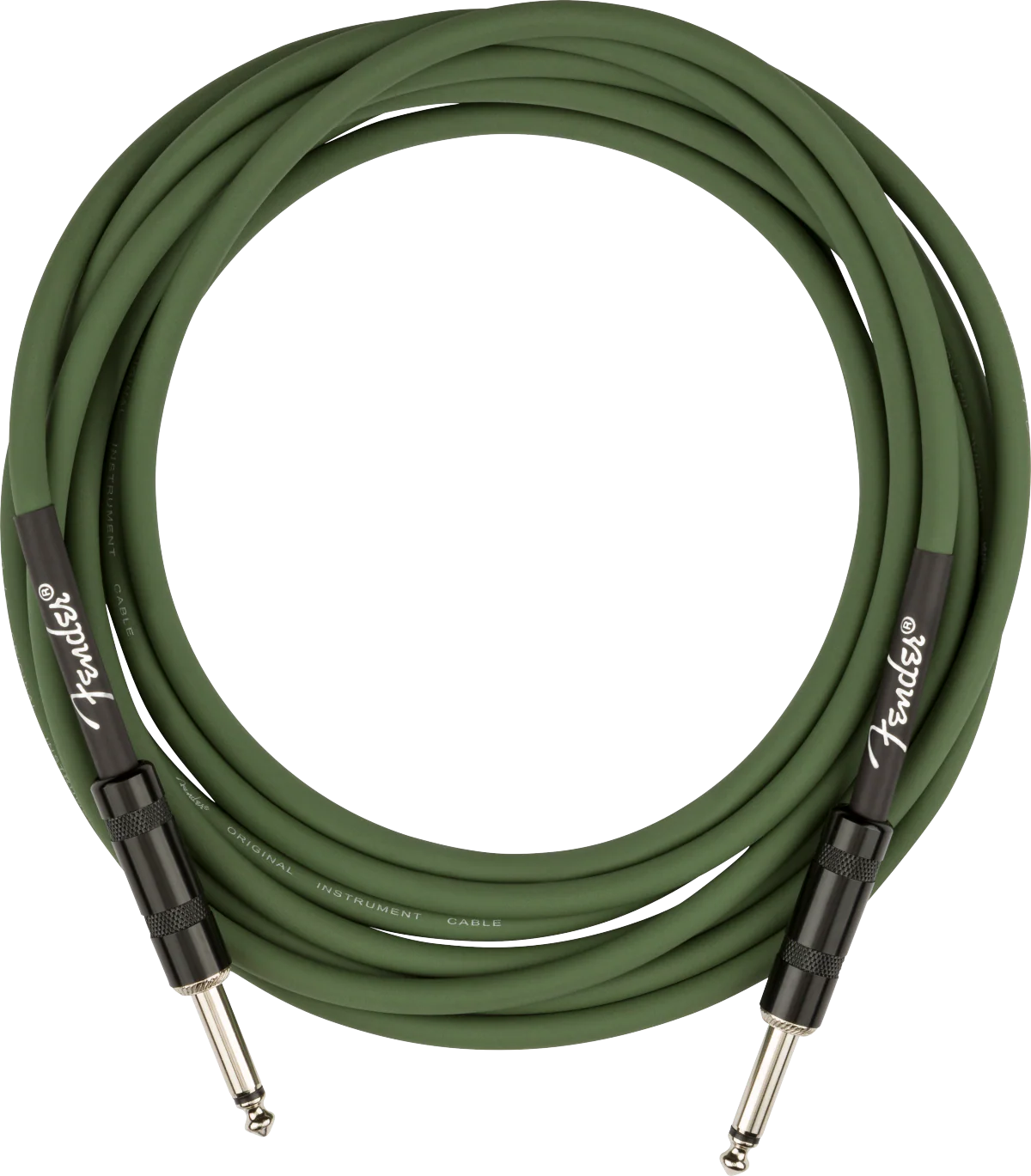 Fender Joe Strummer Pro 13-ft. Instrument Cable Drab Green - Image 2