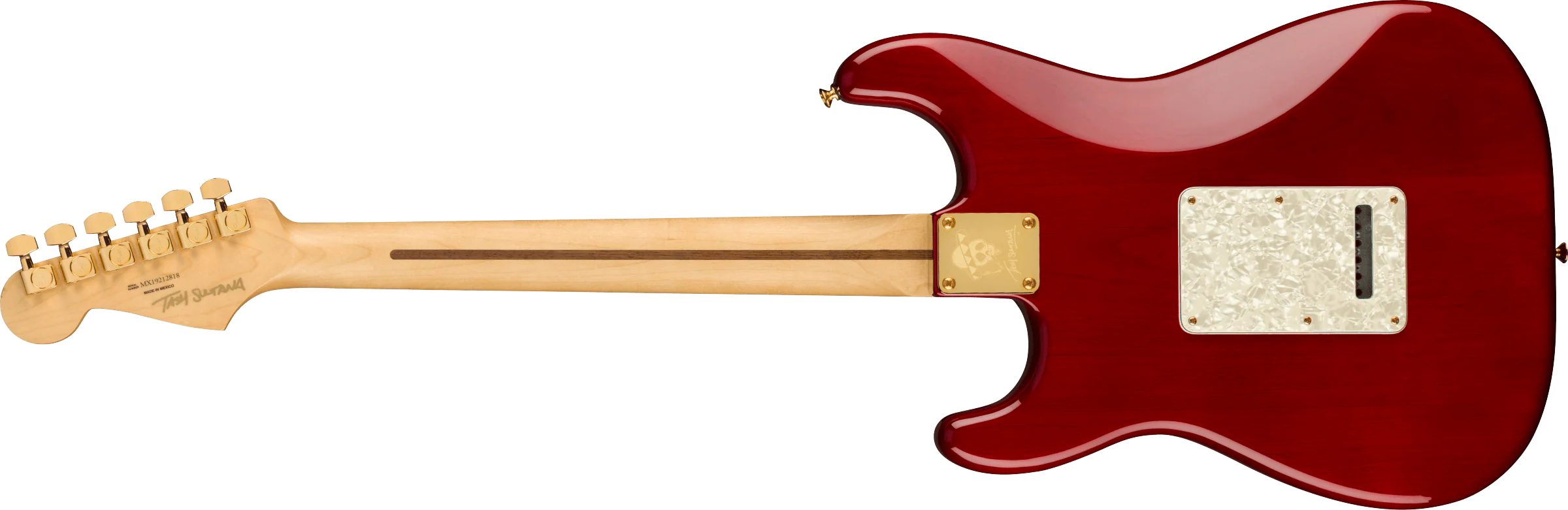 Fender Artist Series Tash Sultana Stratocaster Maple Fingerboard Transparent Cherry Electric Guitar With Bag - Image 3
