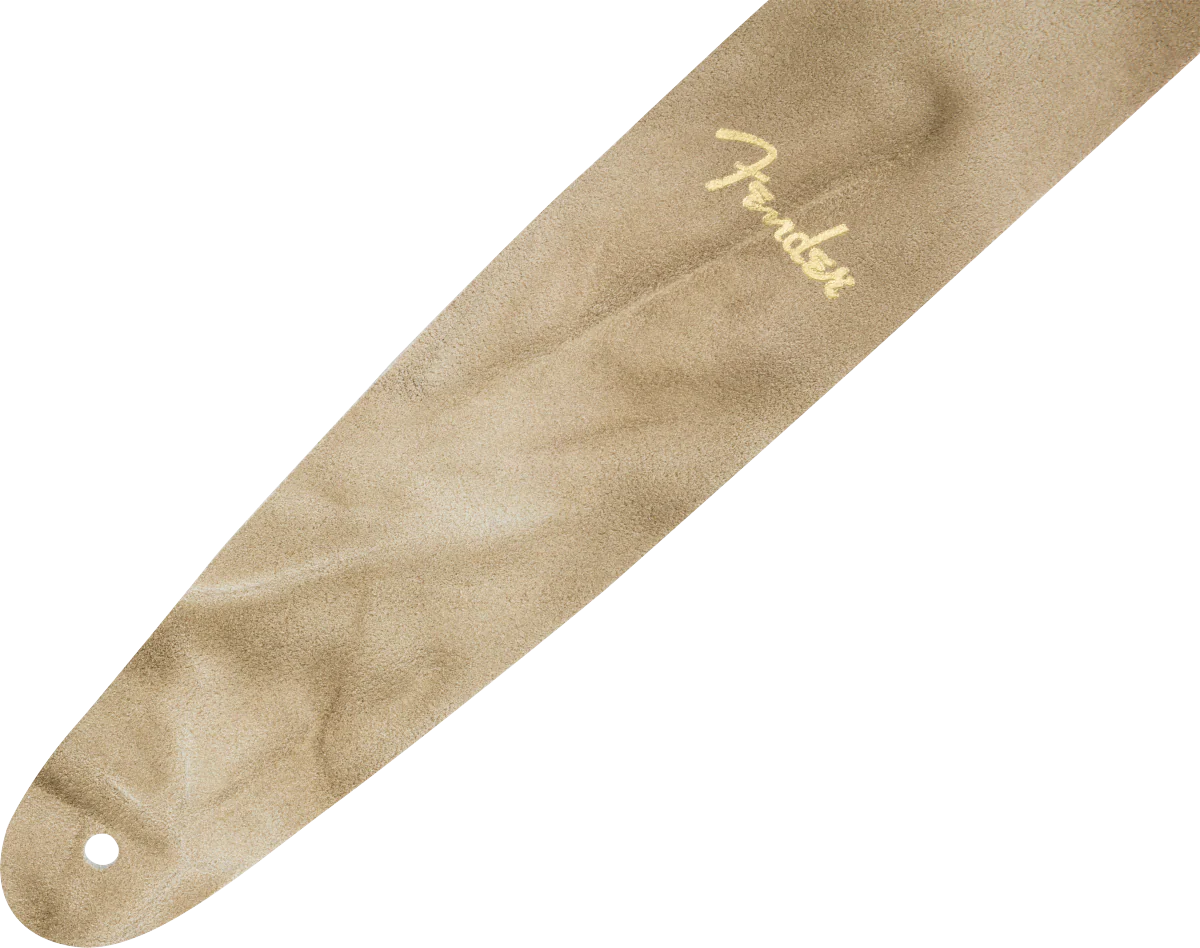 Fender Tie Dye Leather Strap Natural Straps - Image 2