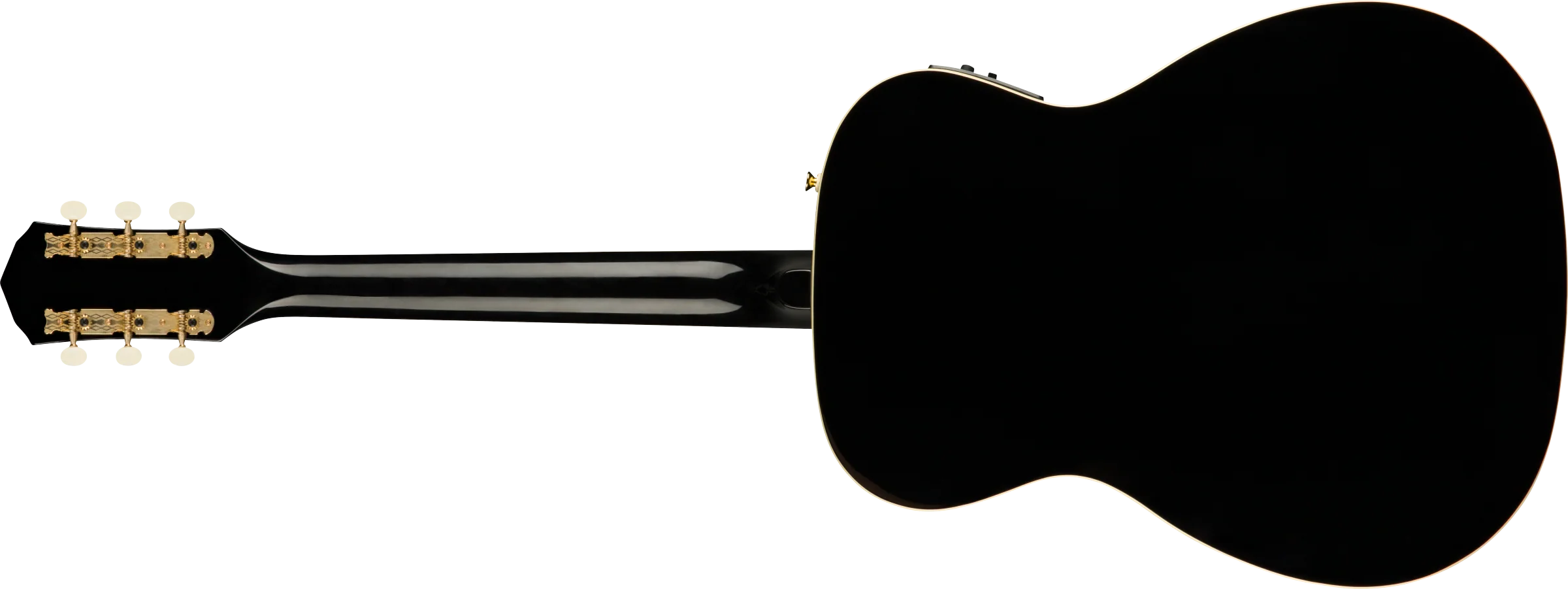 Fender Tim Armstrong 10th Anniversary Hellcat Walnut Fingerboard Black Acoustic Guitar - Image 3