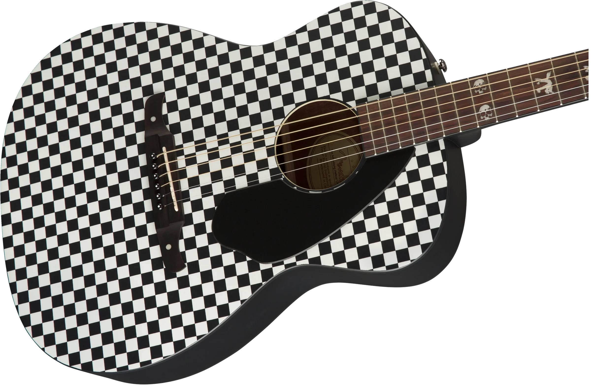 Fender Tim Armstrong Hellcat Walnut Fingerboard Checkerboard - Image 5