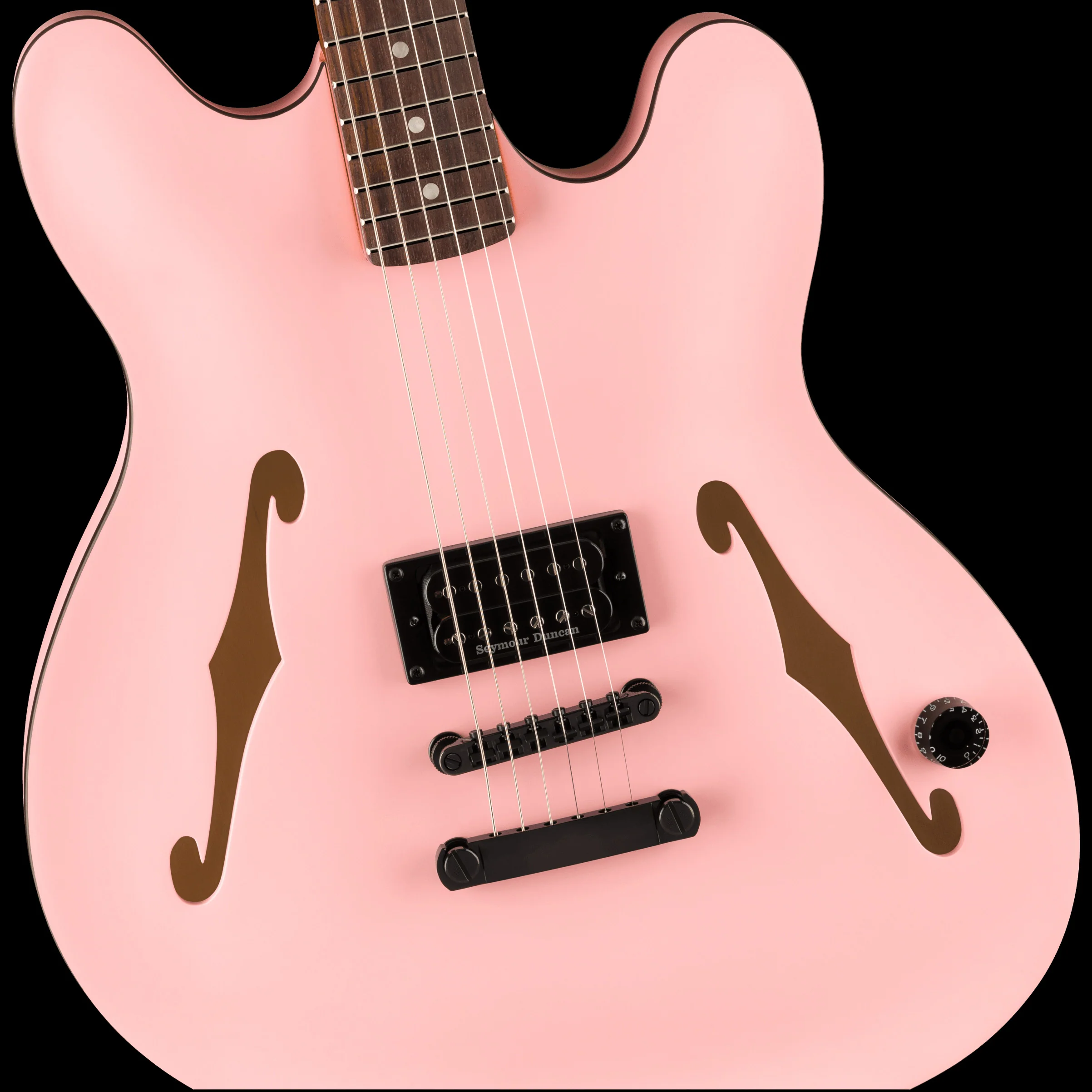 Fender Tom DeLonge Starcaster Satin Shell Pink - Image 4