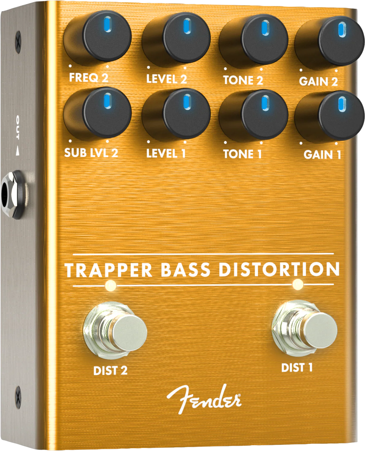 Fender Trapper Bass Distortion Effect Pedal - Image 4