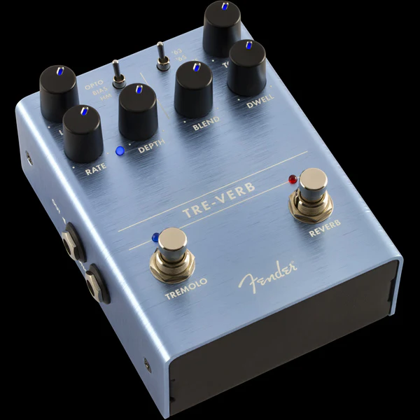 Fender Tre-Verb Tremolo/Reverb Guitar Effect Pedal - Image 2