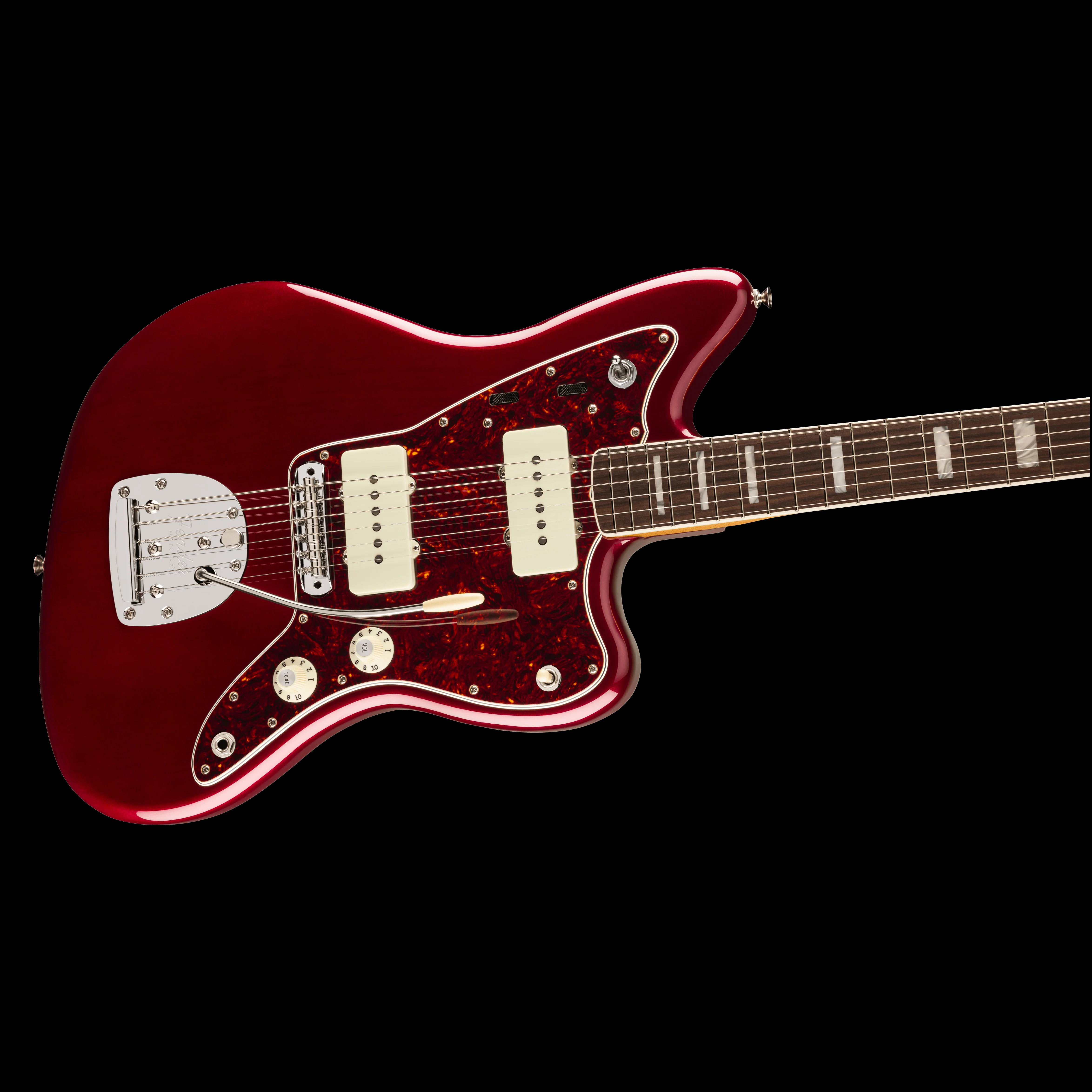 Fender Artist Series Troy Van Leeuwen Jazzmaster Bound Rosewood Oxblood - Image 4