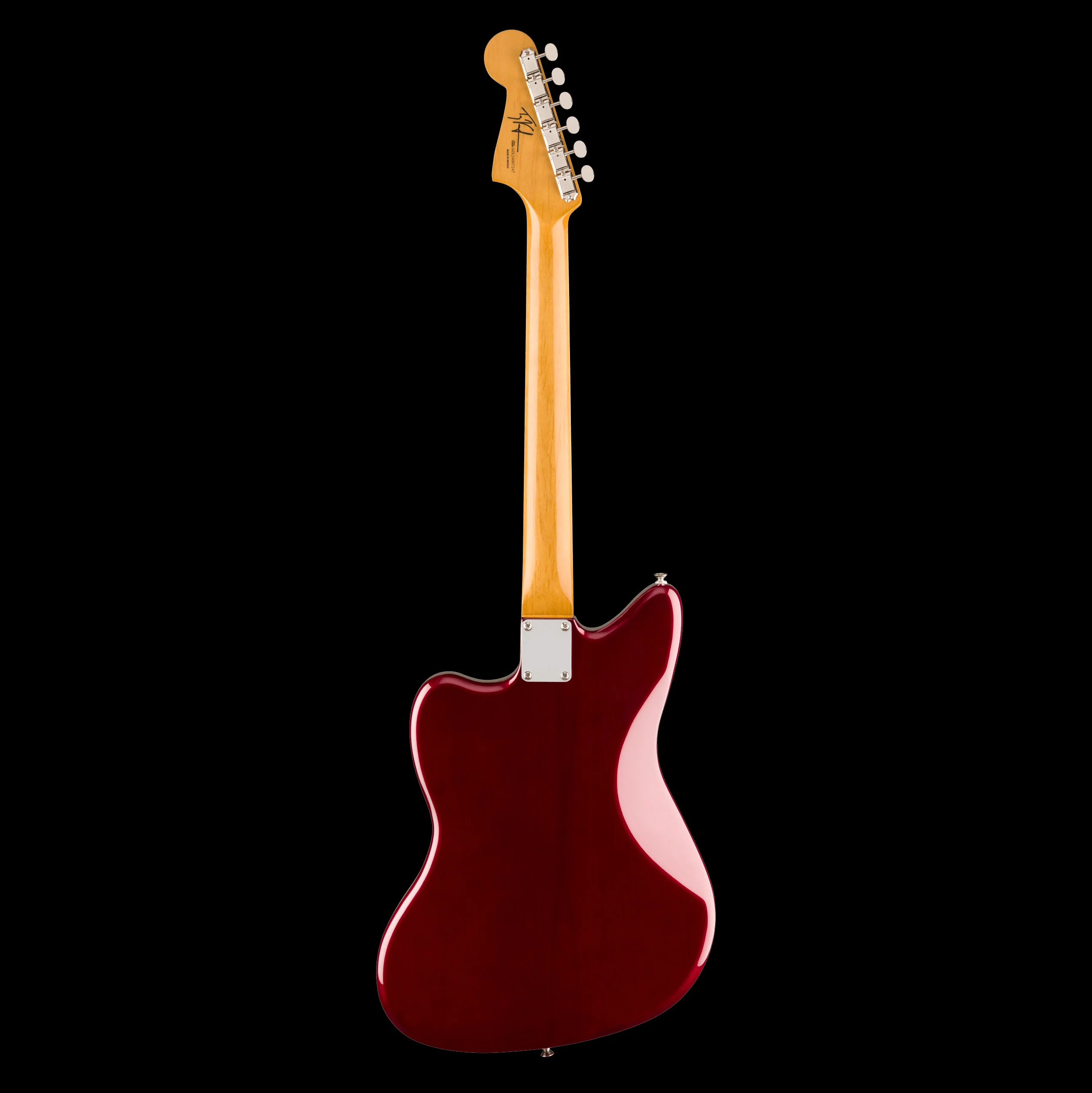 Fender Artist Series Troy Van Leeuwen Jazzmaster Bound Rosewood Oxblood - Image 5