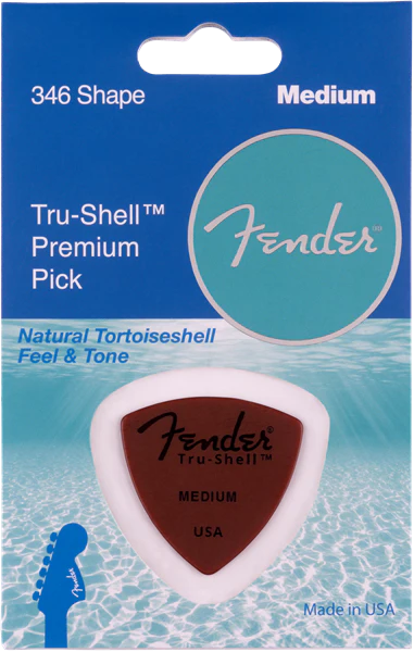 Fender Tru-Shell 346 Shape Pick Medium Each