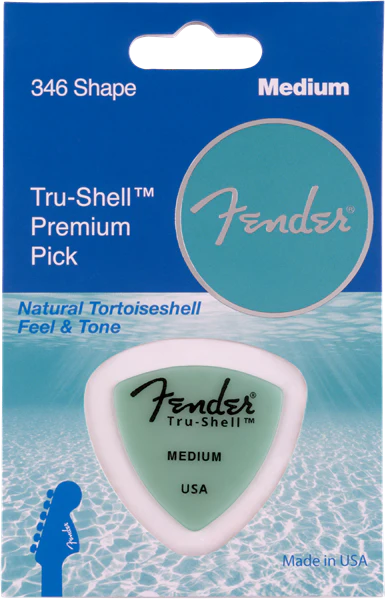 Fender Tru-Shell 346 Shape Pick Medium Each - Image 2