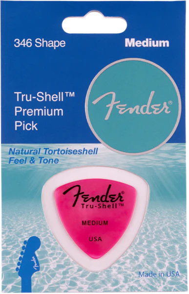 Fender Tru-Shell 346 Shape Pick Medium Each - Image 3