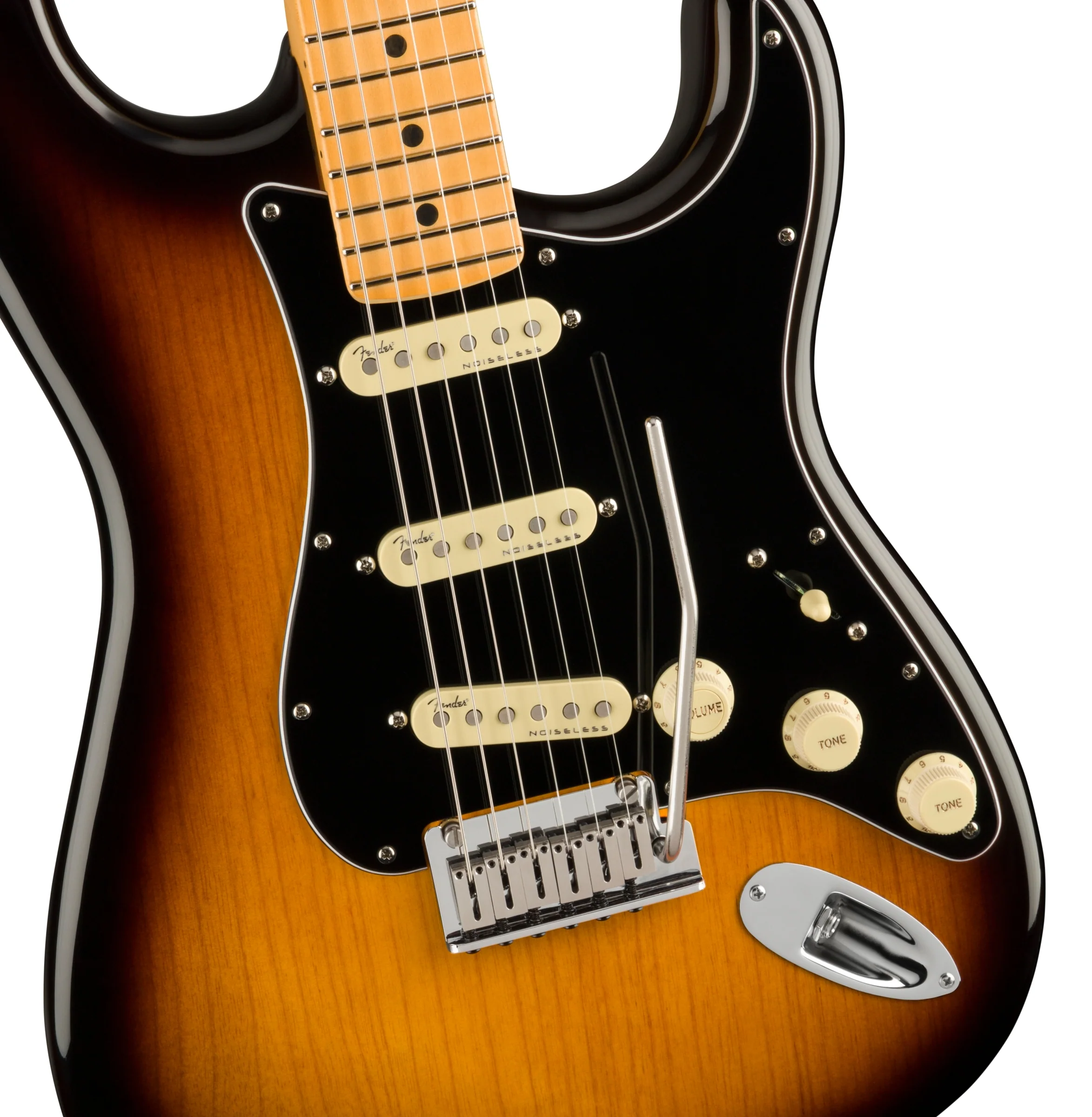 Fender Ultra Luxe Stratocaster Maple Fingerboard 2-Tone Sunburst Electric Guitar - Image 3
