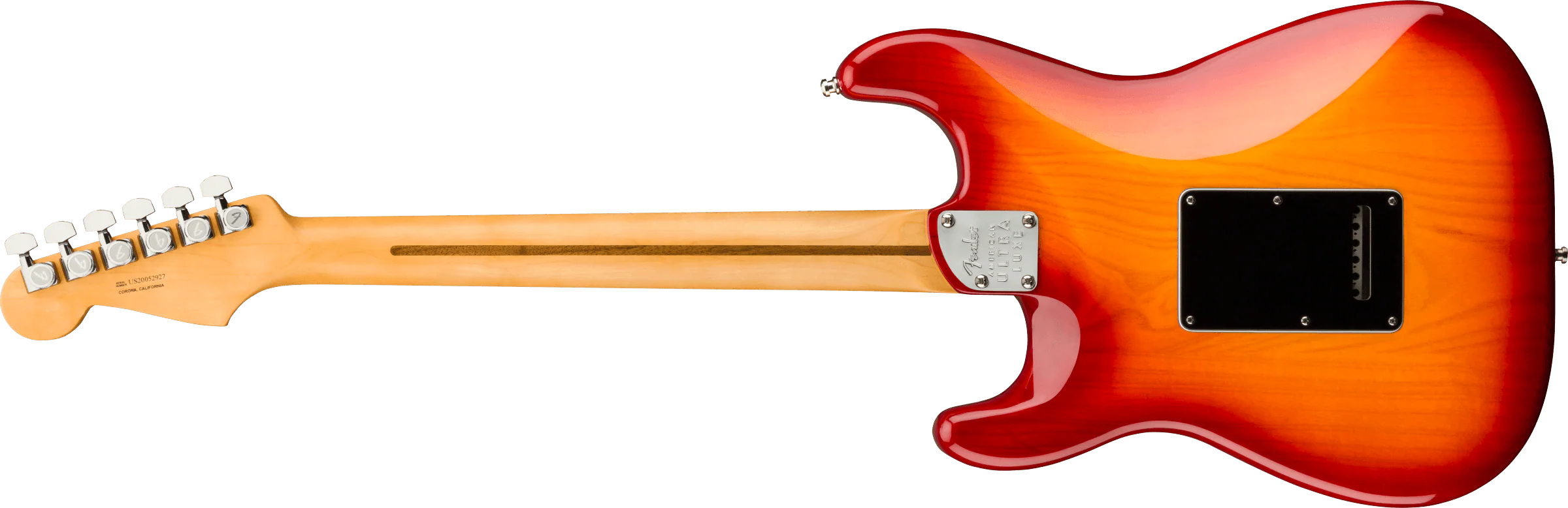 Fender Ultra Luxe Stratocaster Maple Fingerboard Plasma Red Burst Electric Guitar - Image 5