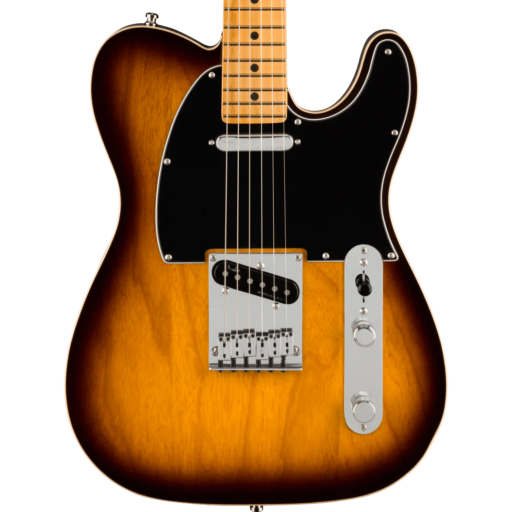 Fender American Ultra Luxe Telecaster Maple Fingerboard 2-Tone Sunburst with Case