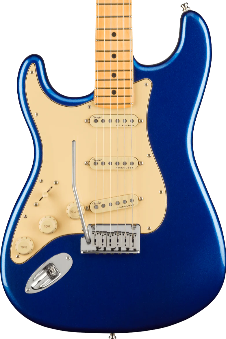 Fender Ultra Stratocaster Left-Handed Maple Fingerboard Cobra Blue Electric Guitar