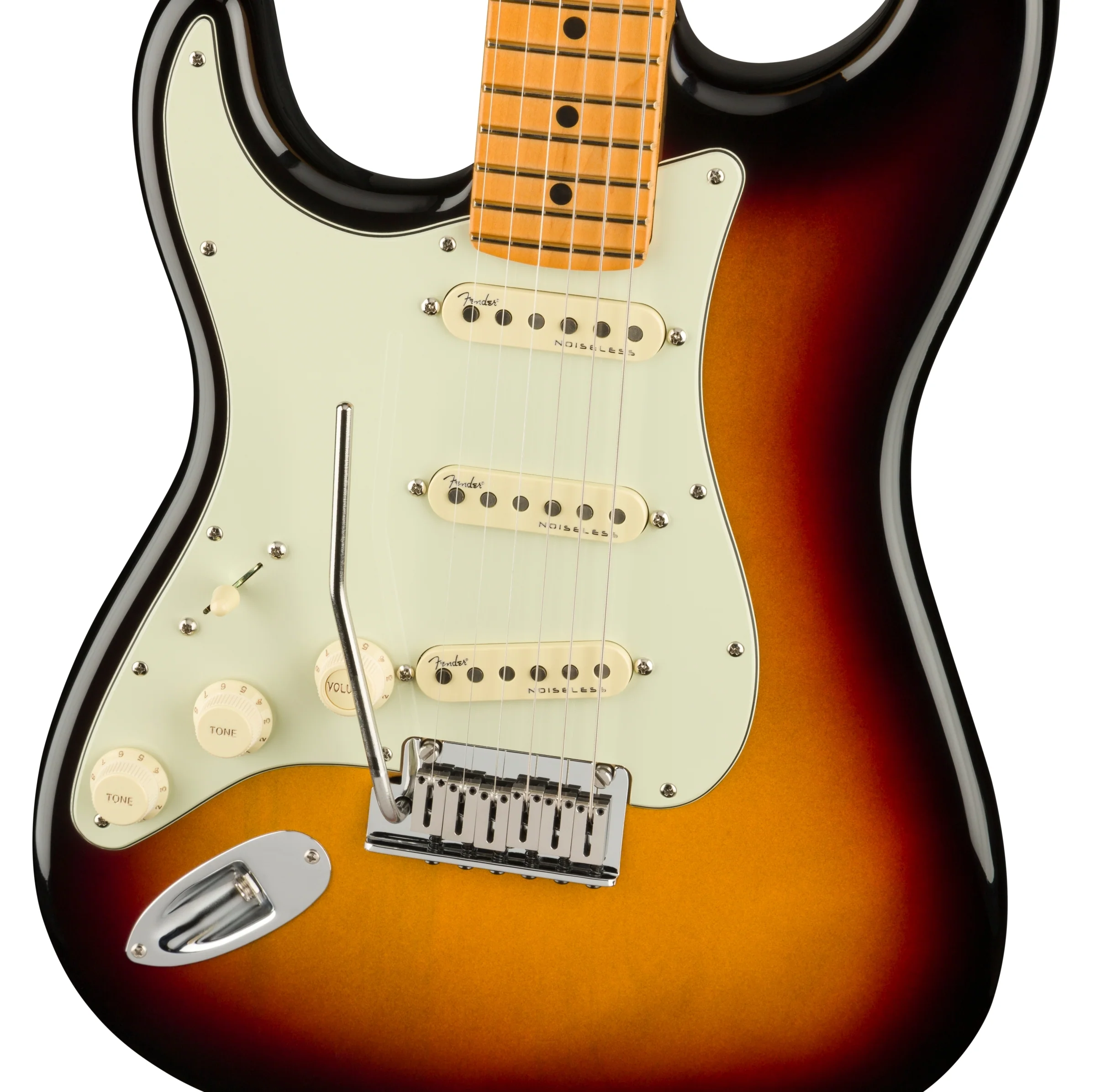 Fender Ultra Stratocaster Left-Handed Maple Fingerboard Ultraburst Electric Guitar - Image 4