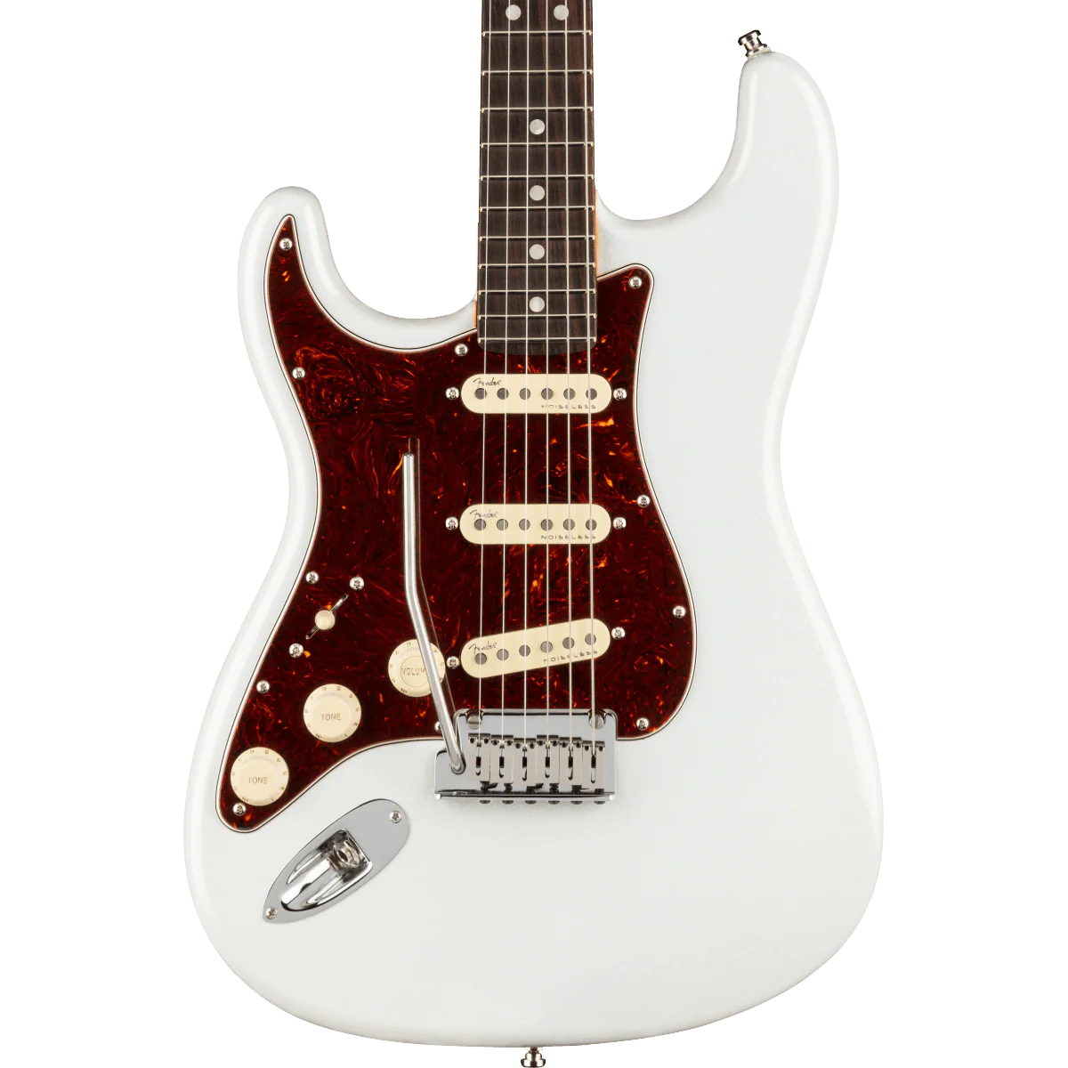 Fender Ultra Stratocaster Left-Handed Rosewood Neck Arctic Pearl Electric Guitar