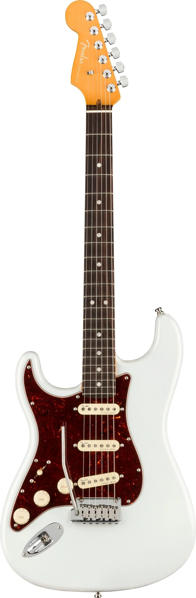 Fender Ultra Stratocaster Left-Handed Rosewood Neck Arctic Pearl Electric Guitar - Image 2