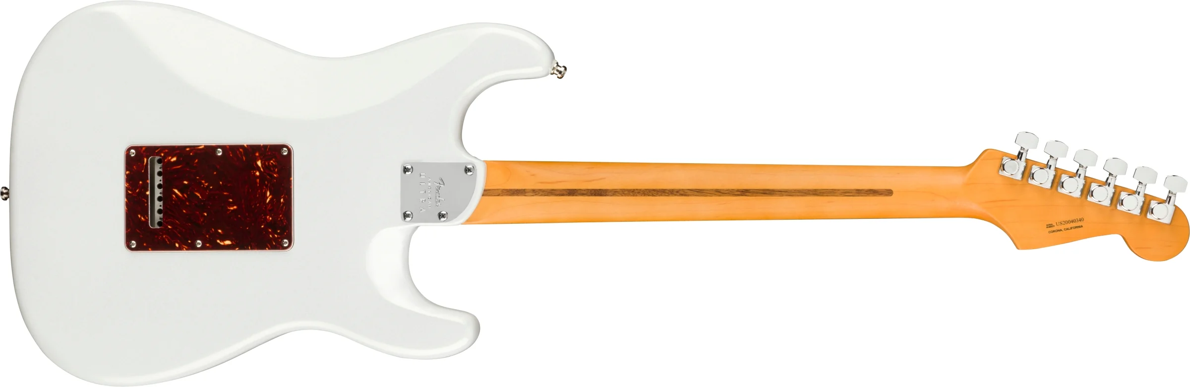 Fender Ultra Stratocaster Left-Handed Rosewood Neck Arctic Pearl Electric Guitar - Image 3