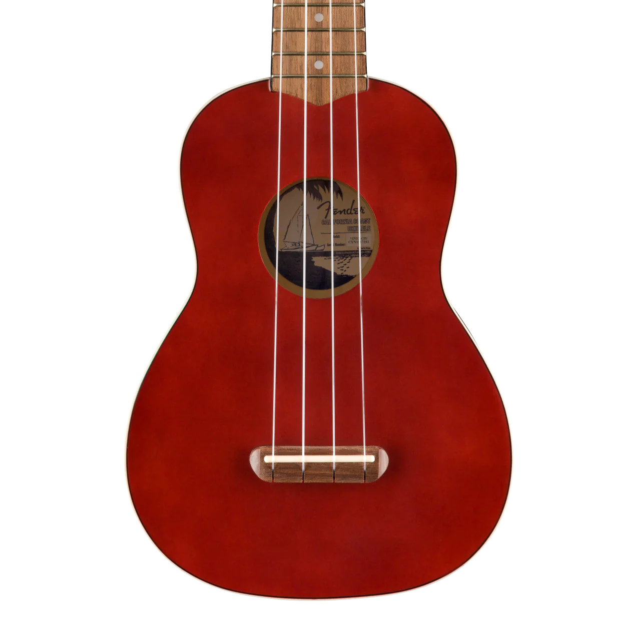 Fender Venice Soprano Ukulele - Cherry