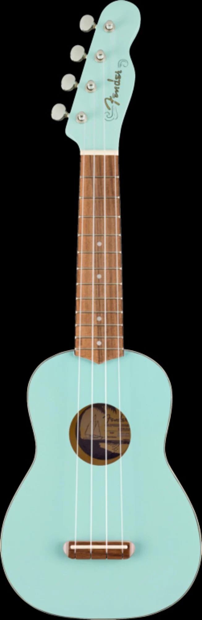Fender Venice Soprano Ukulele Daphne Blue - Image 3