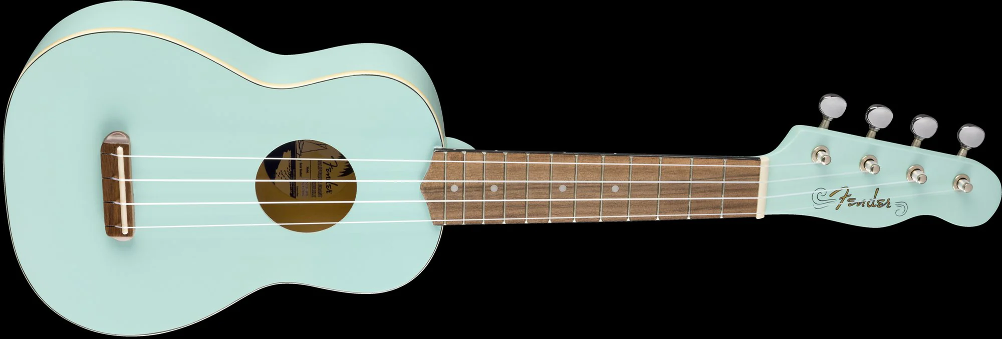 Fender Venice Soprano Ukulele Daphne Blue - Image 4