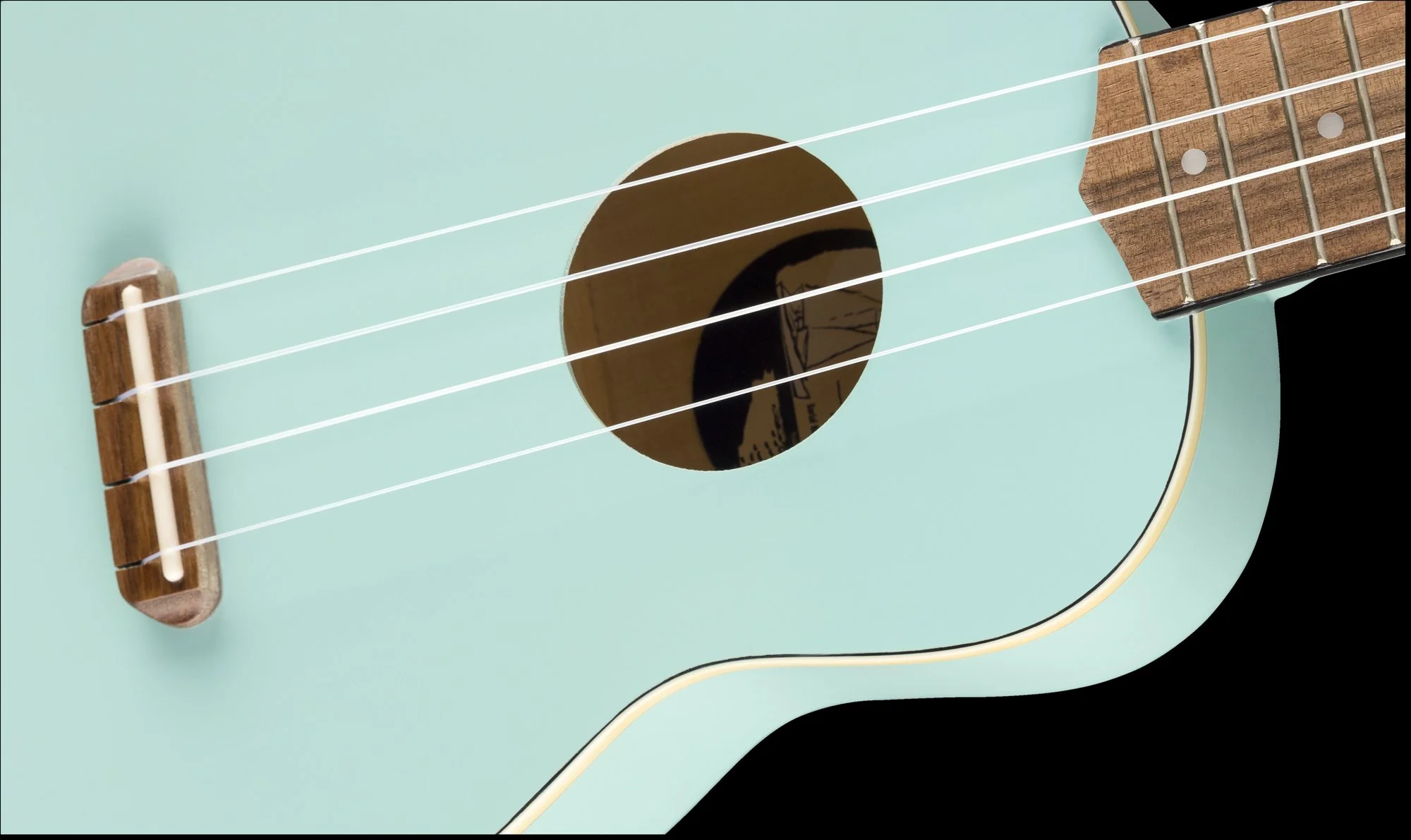 Fender Venice Soprano Ukulele Daphne Blue - Image 5