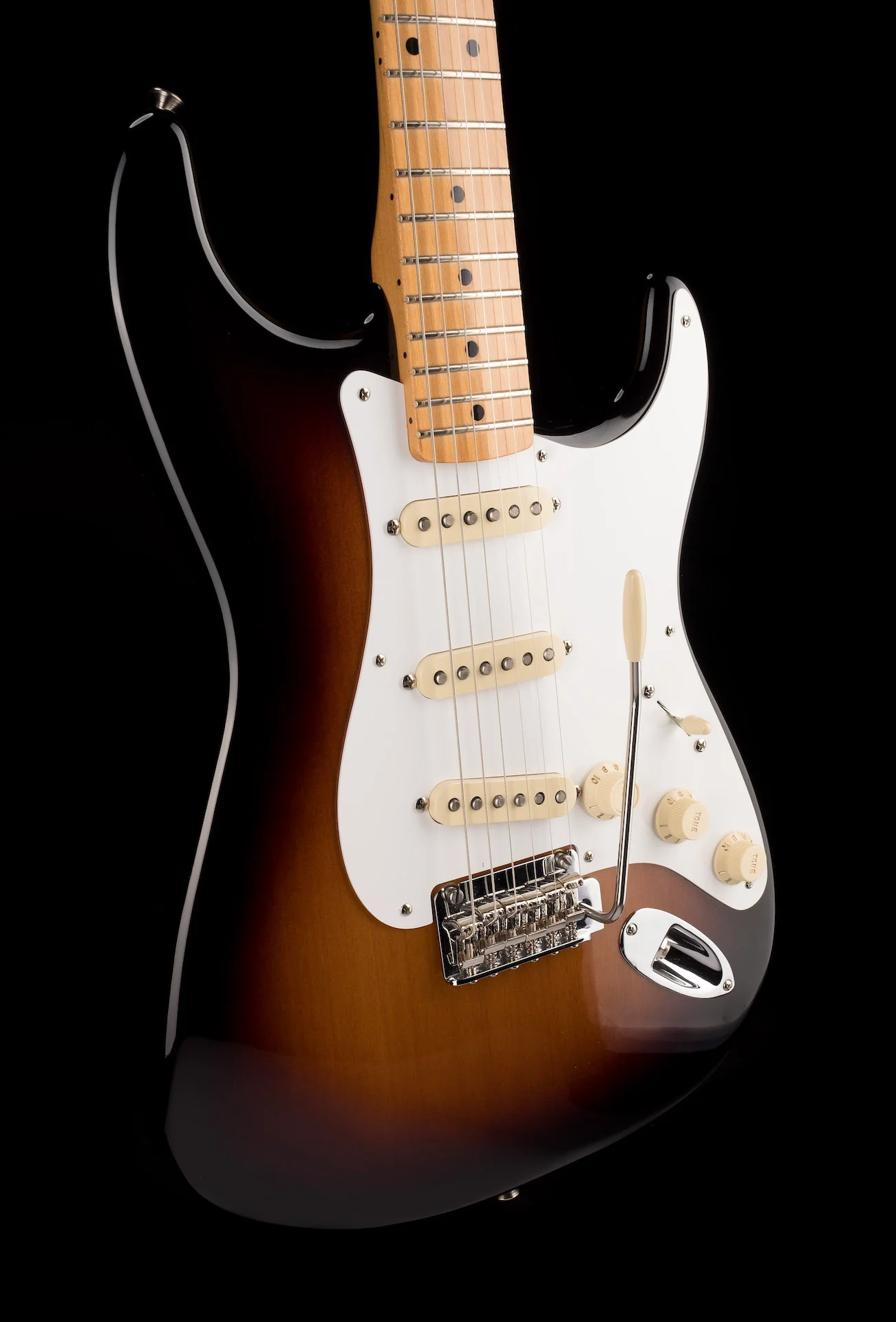 Used Fender Vintera 50's Modified Strat 2-Tone Sunburst With Gig Bag - Image 10