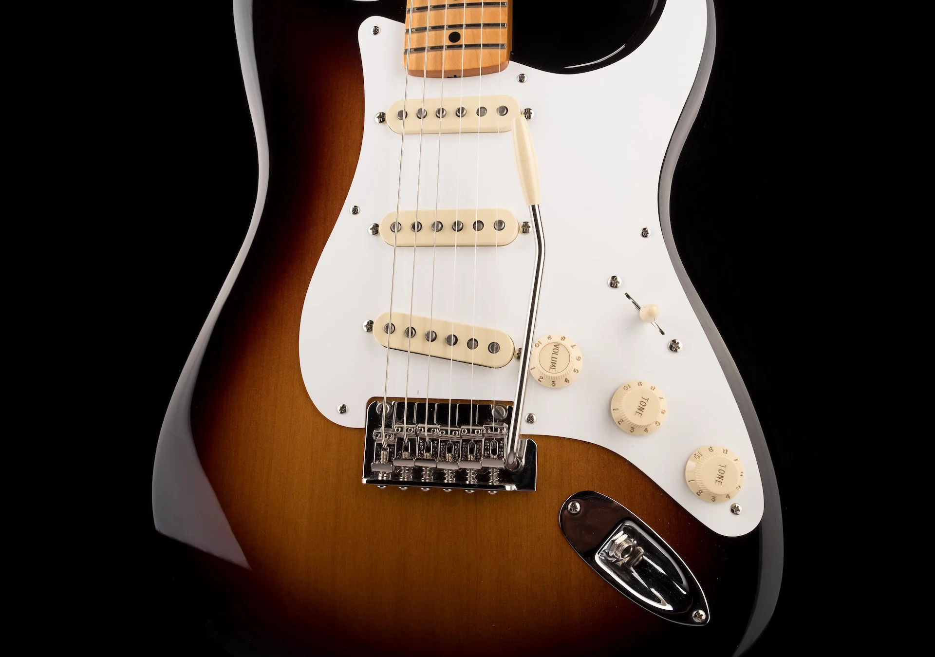 Used Fender Vintera 50's Modified Strat 2-Tone Sunburst With Gig Bag - Image 6