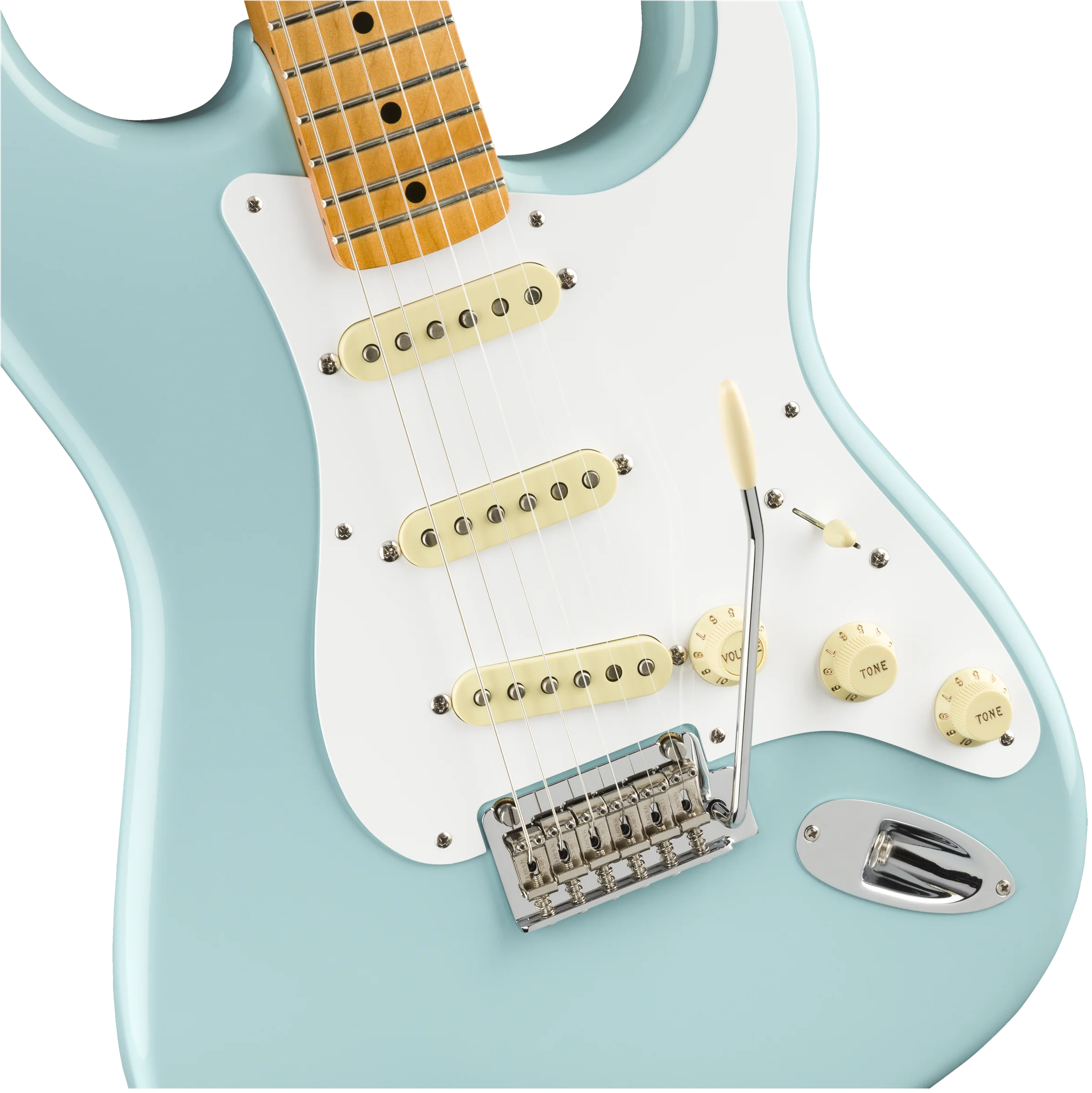 Fender Vintera '50s Stratocaster Modified Daphne Blue With Gig Bag - Image 4