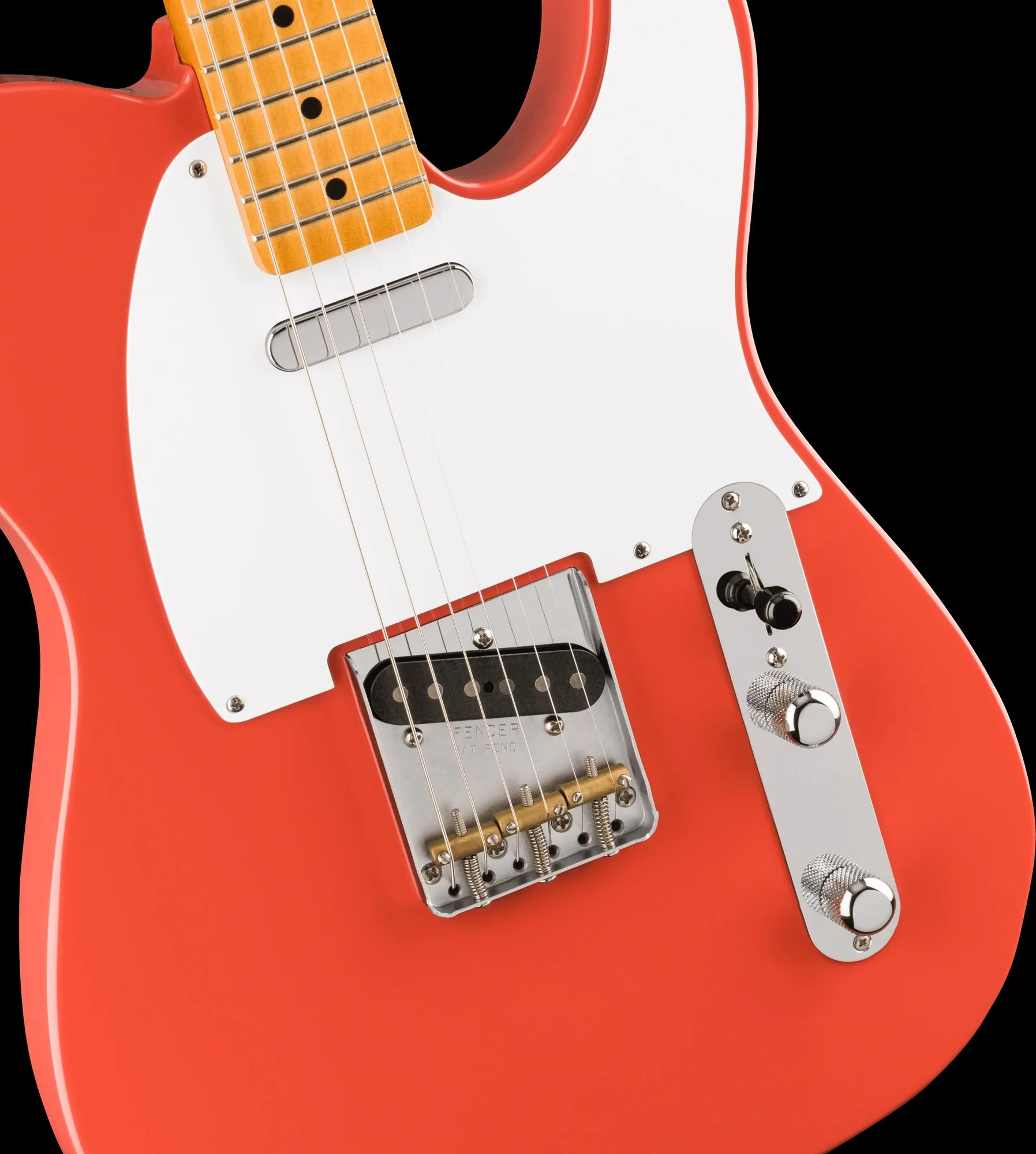 Fender Vintera '50s Telecaster Fiesta Red With Gig Bag - Image 3