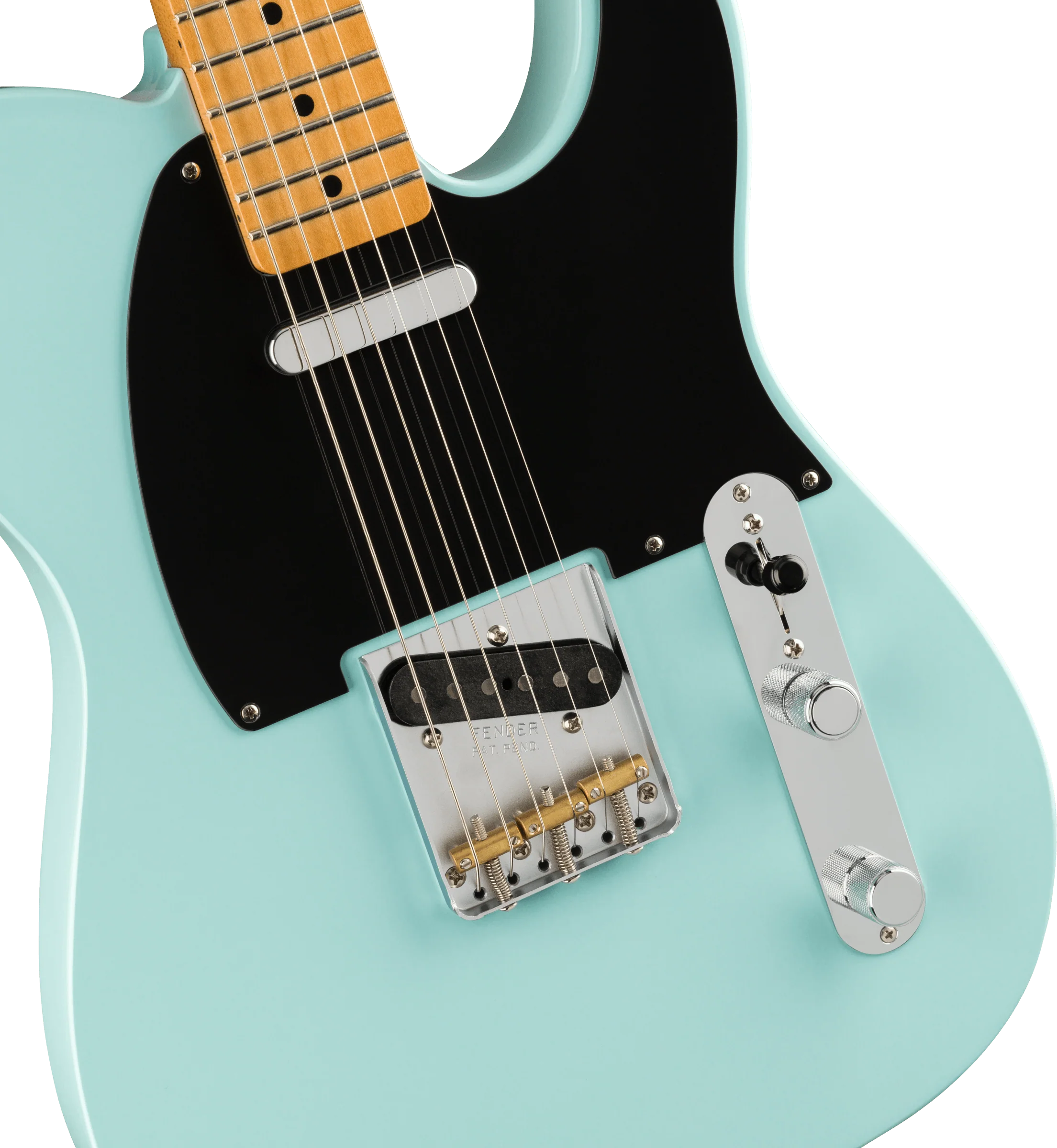 Fender Vintera '50s Telecaster Modified Daphne Blue With Gig Bag - Image 3