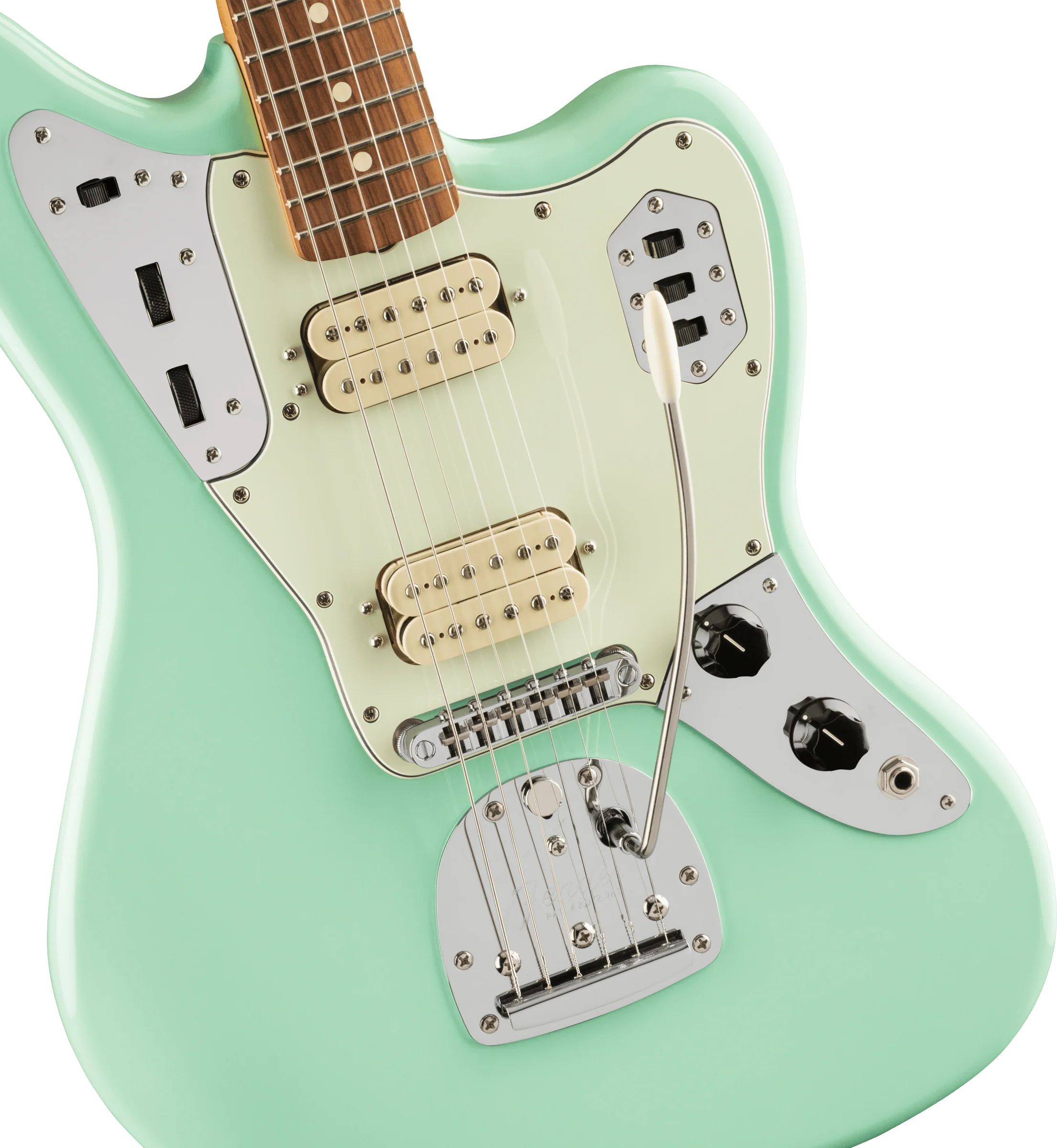 Fender Vintera '60s Jaguar Modified HH Surf Green With Gig Bag - Image 3