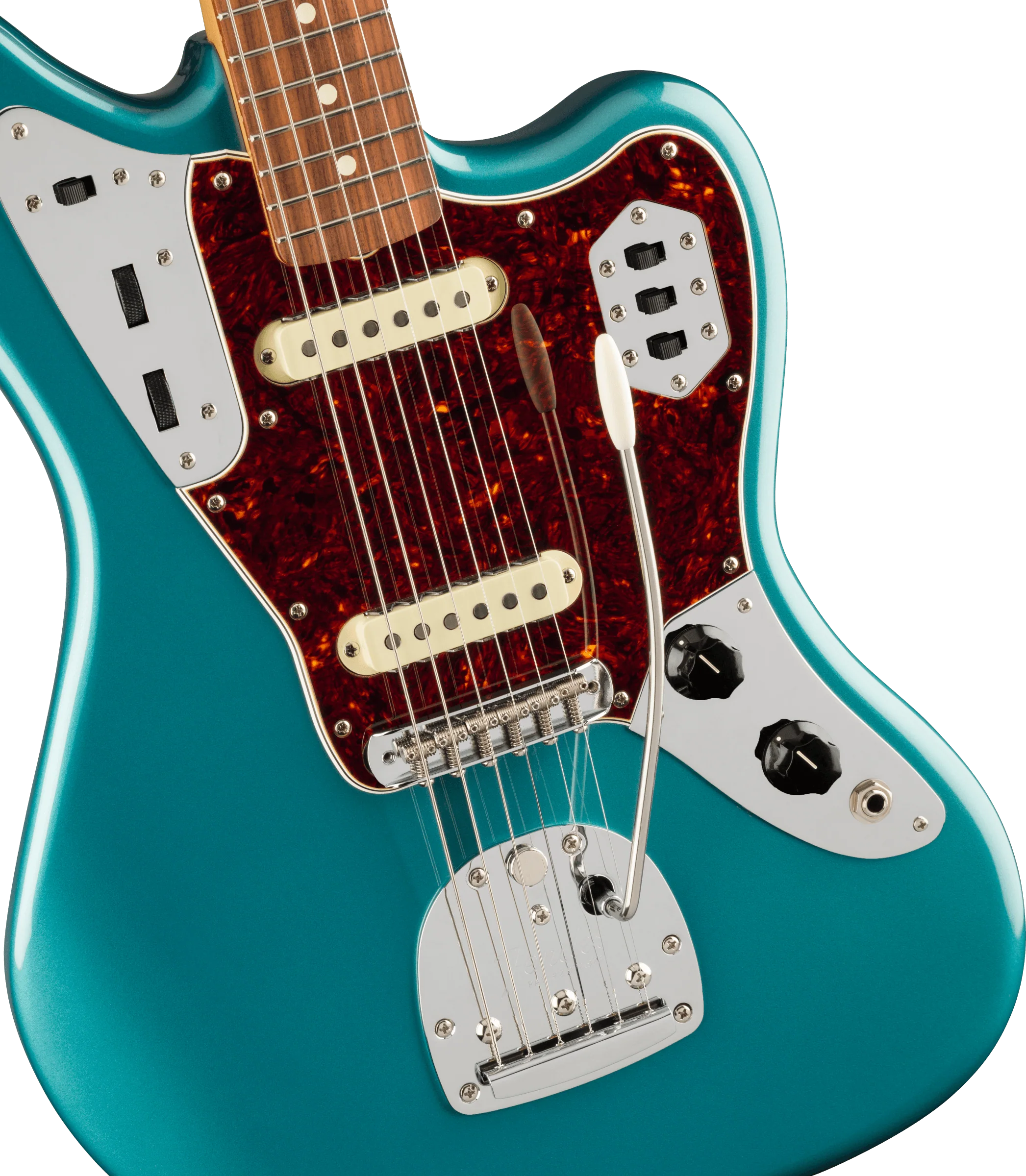 Fender Vintera '60s Jaguar Ocean Turquoise With Gig Bag - Image 3