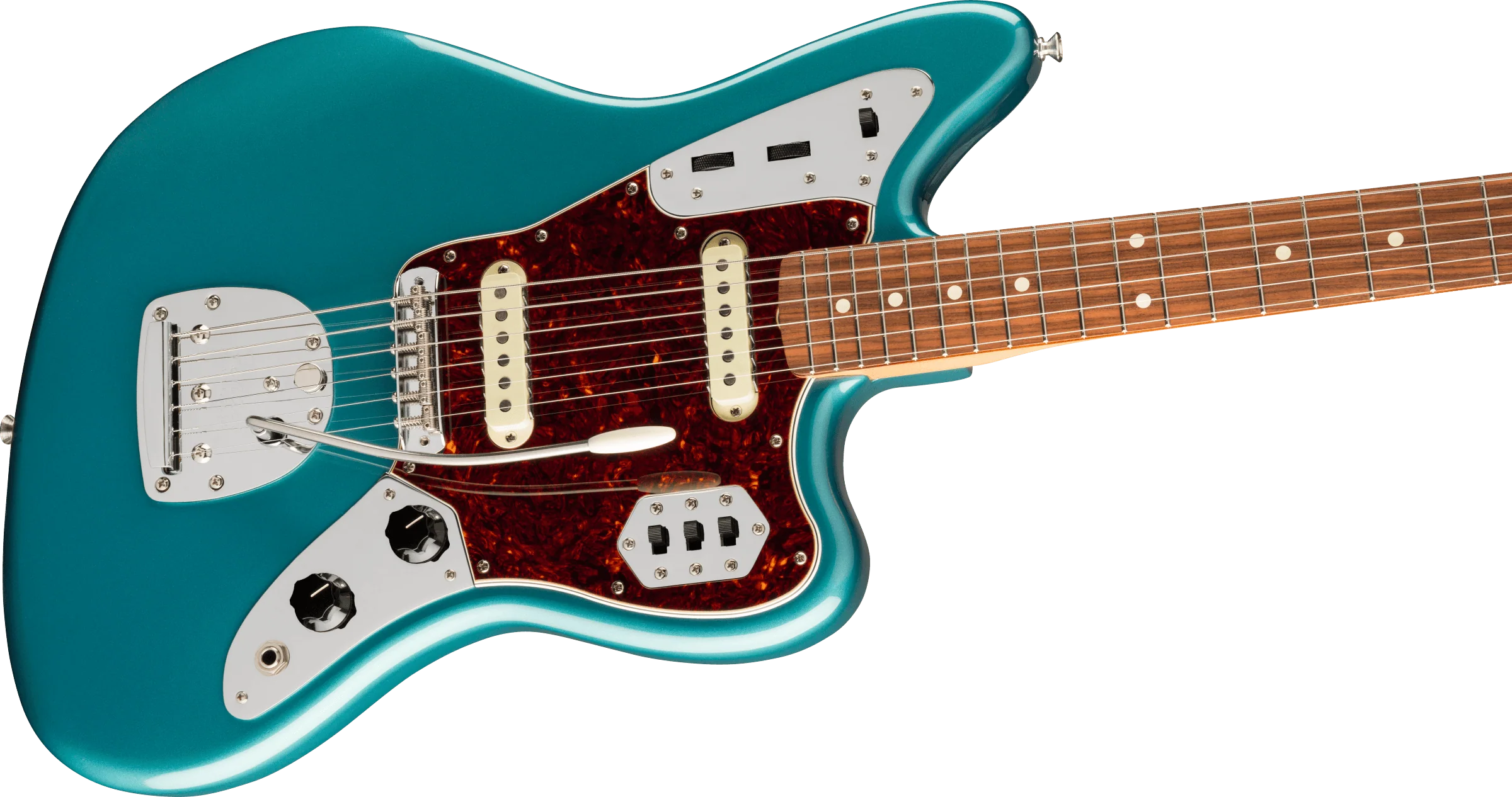 Fender Vintera '60s Jaguar Ocean Turquoise With Gig Bag - Image 4