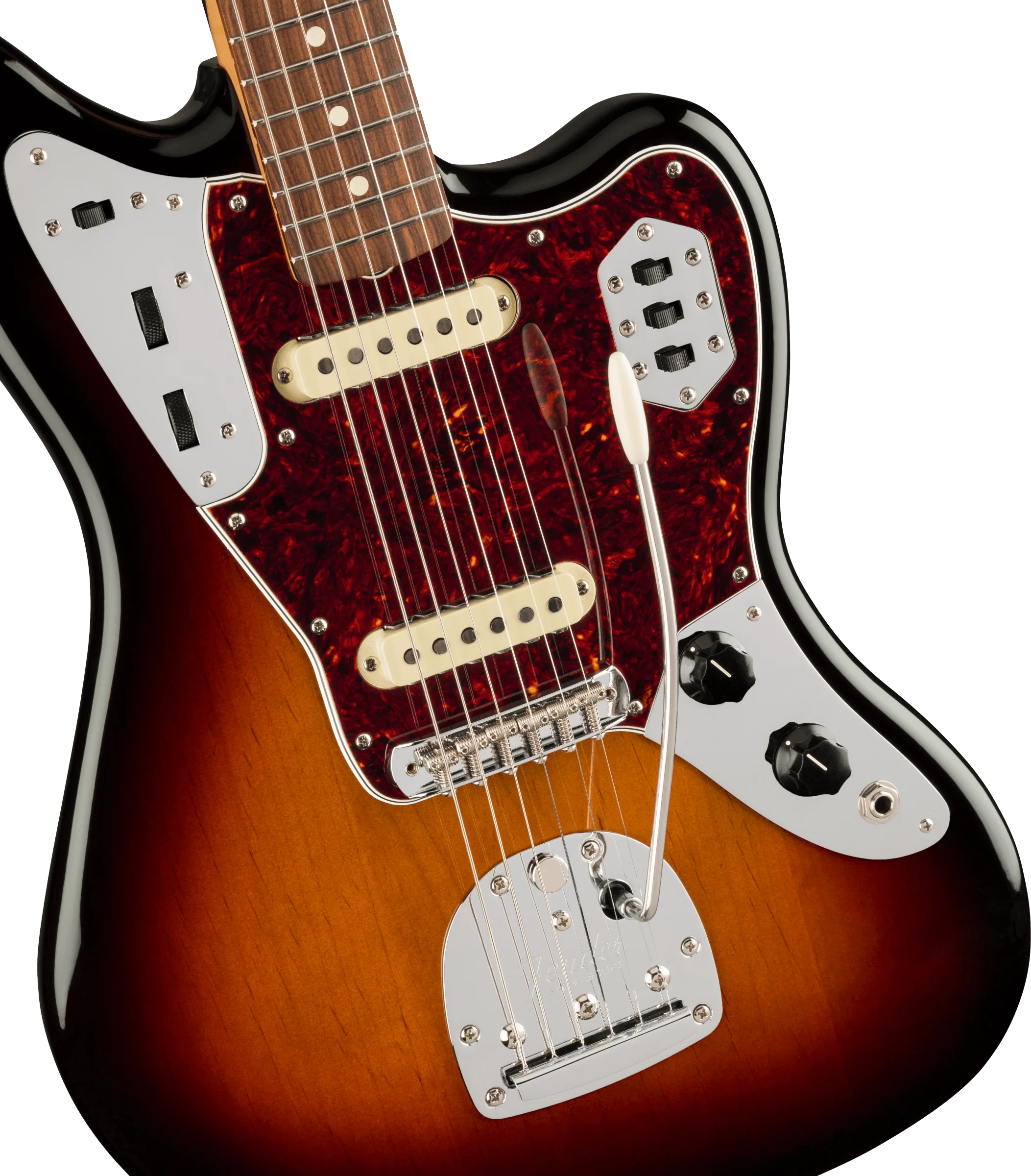 Fender Vintera '60s Jaguar 3-Color Sunburst With Gig Bag - Image 3