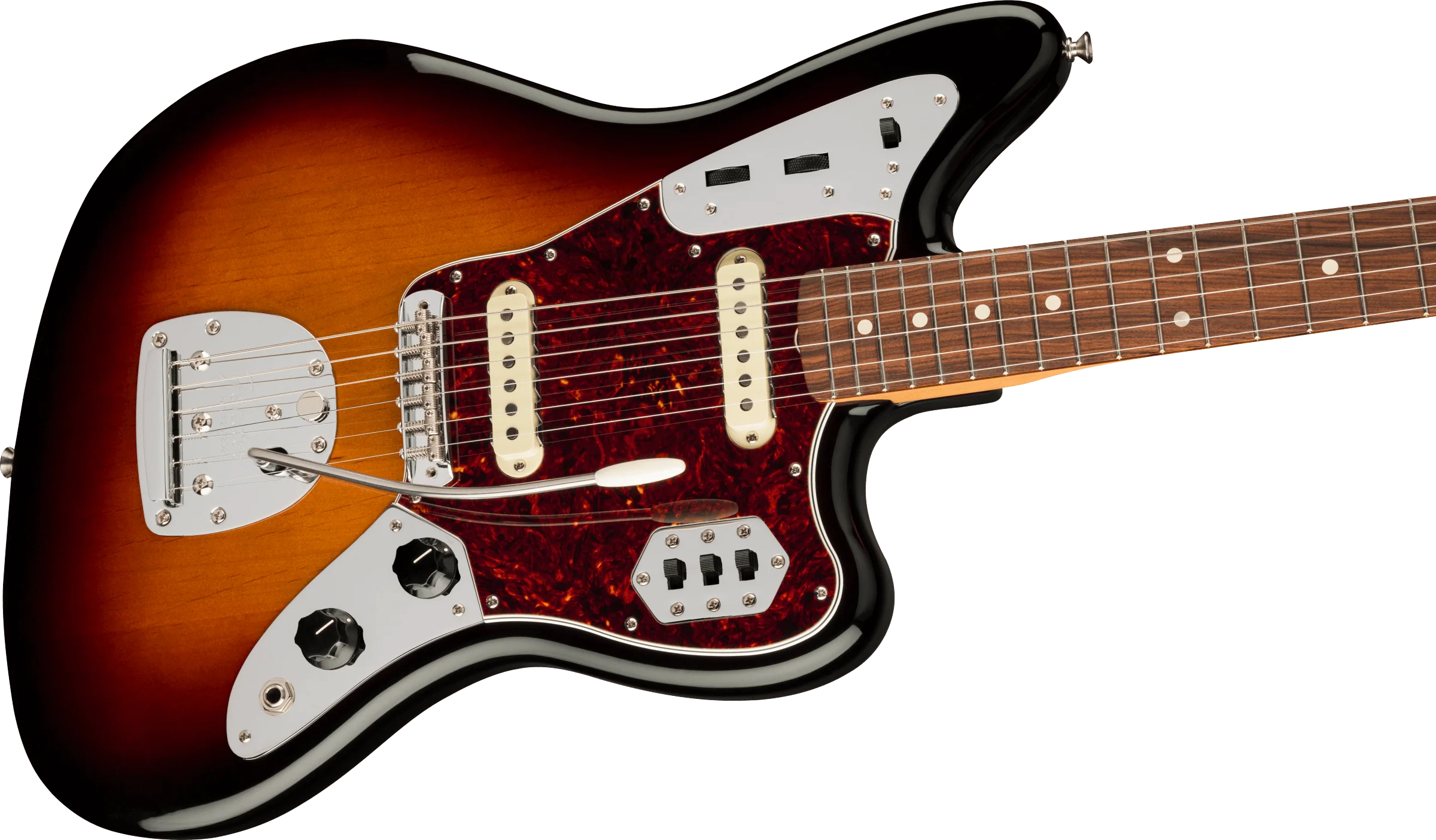 Fender Vintera '60s Jaguar 3-Color Sunburst With Gig Bag - Image 4