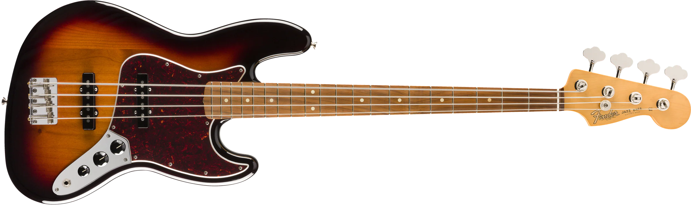 Fender Vintera '60s Jazz Bass 3-Color Sunburst With Gig Bag - Image 2