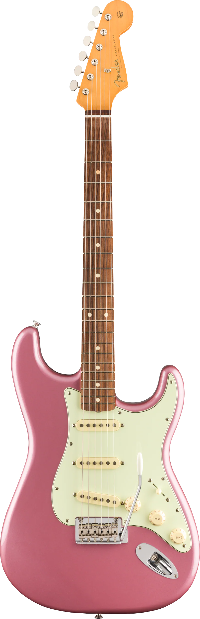Fender Vintera '60s Stratocaster Modified Burgundy Mist Metallic With Gig Bag - Image 2