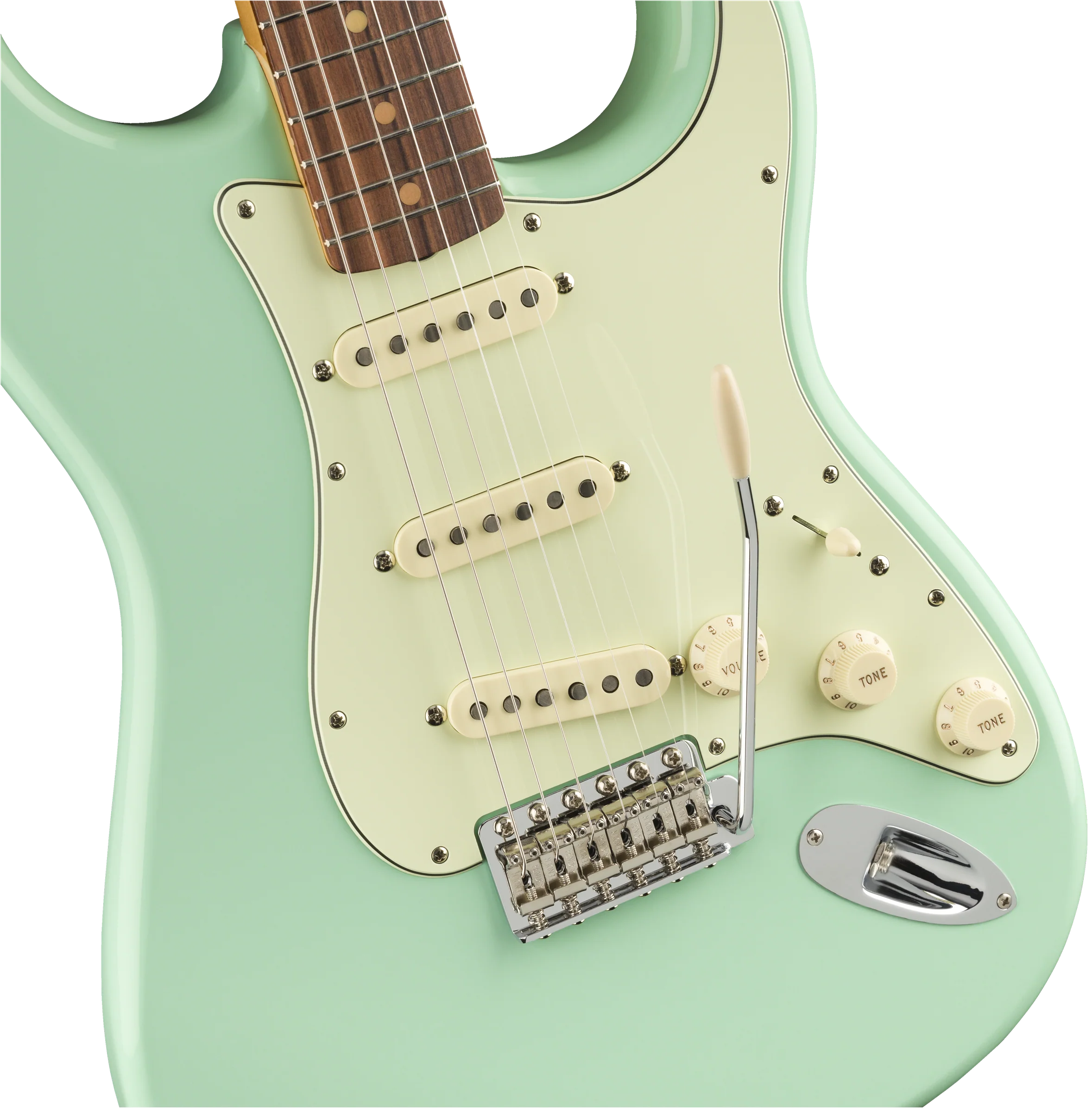 Fender Vintera '60s Stratocaster Surf Green With Gig Bag - Image 3