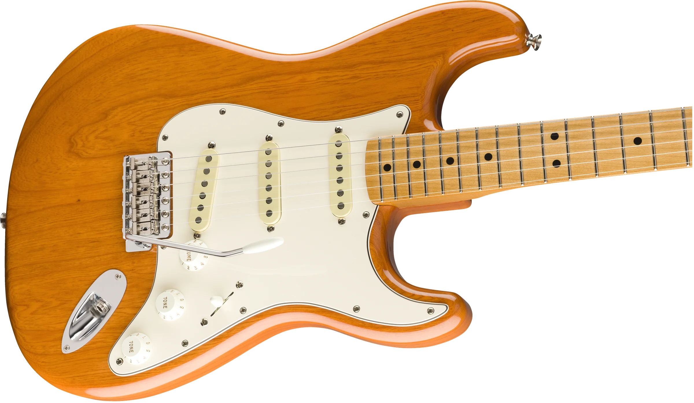 Fender Vintera '70s Stratocaster Aged Natural With Gig Bag - Image 4
