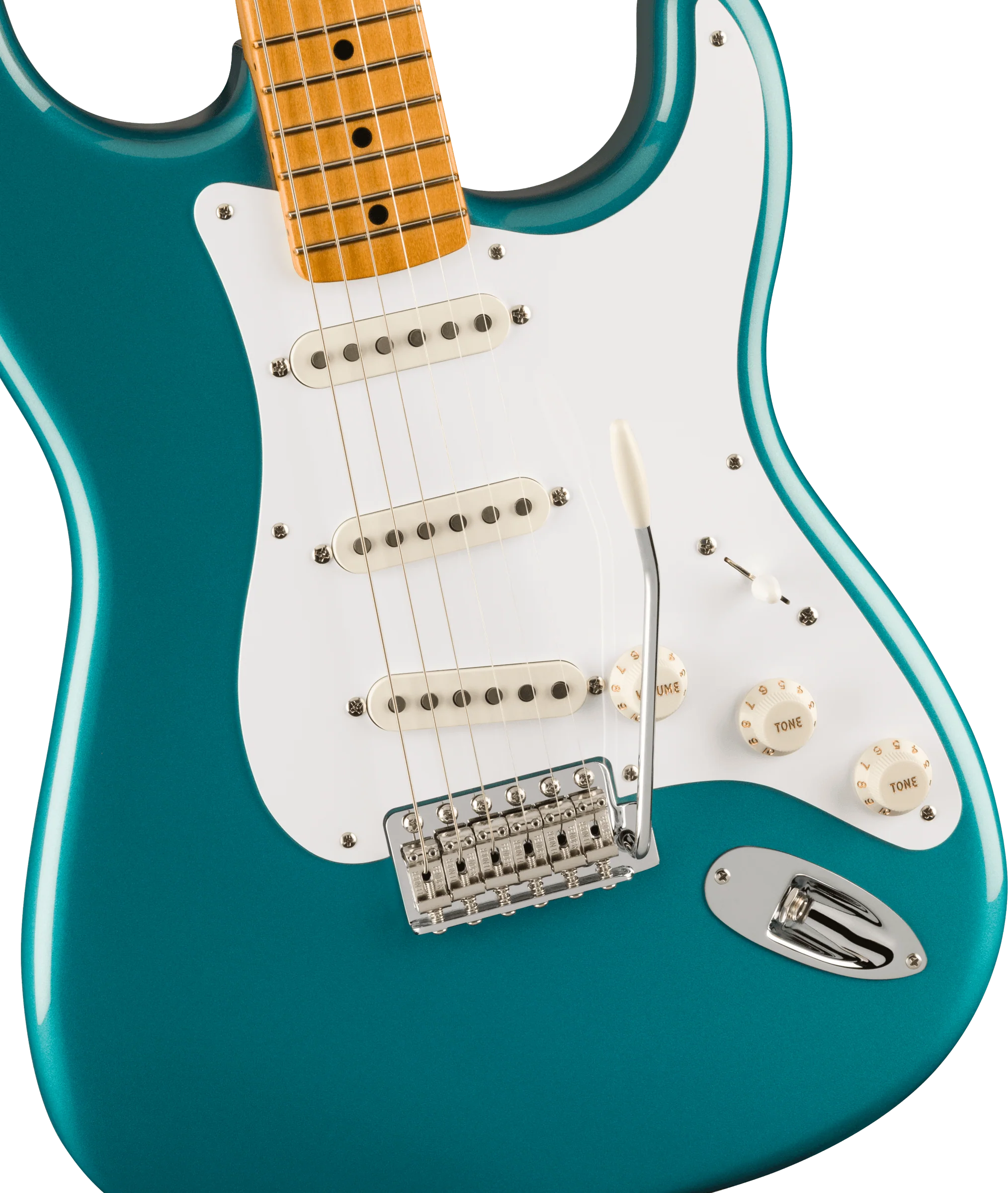 Fender Vintera II 50s Stratocaster Maple Fingerboard Ocean Turquoise With Bag - Image 3