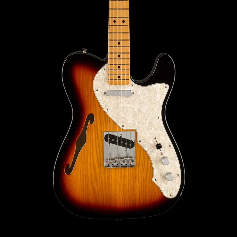 Fender Vintera II 60s Telecaster Thinline Maple Fingerboard 3-Color Sunburst With Gig Bag