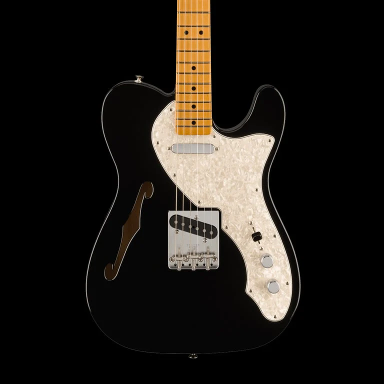 Fender Vintera II '60s Telecaster Thinline Maple Fingerboard Black With Gig Bag