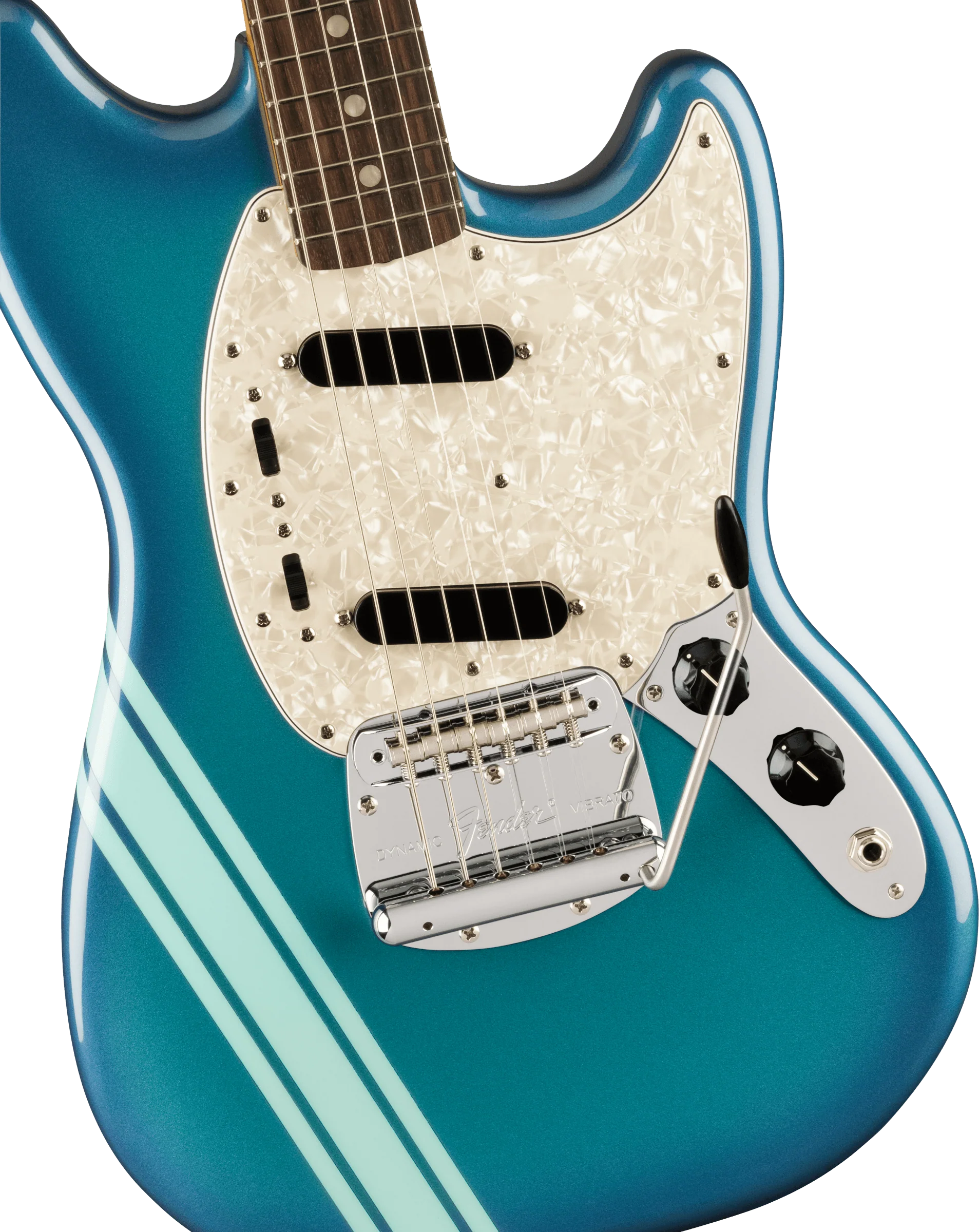Fender Vintera II '70s Competition Mustang Rosewood Fingerboard Competition Burgundy With Gig Bag - Image 3