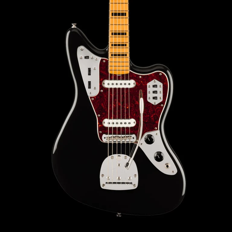 Fender Vintera II 70s Jaguar Maple Fingerboard Black With Gig Bag
