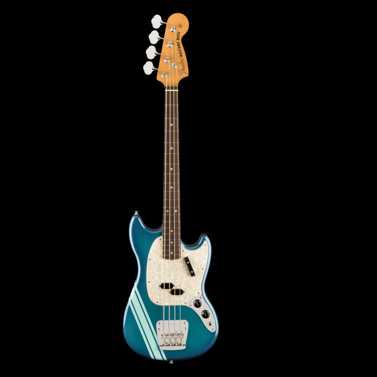 Fender Vintera II 70s Mustang Bass Rosewood Board Competition Burgundy With Bag - Image 2