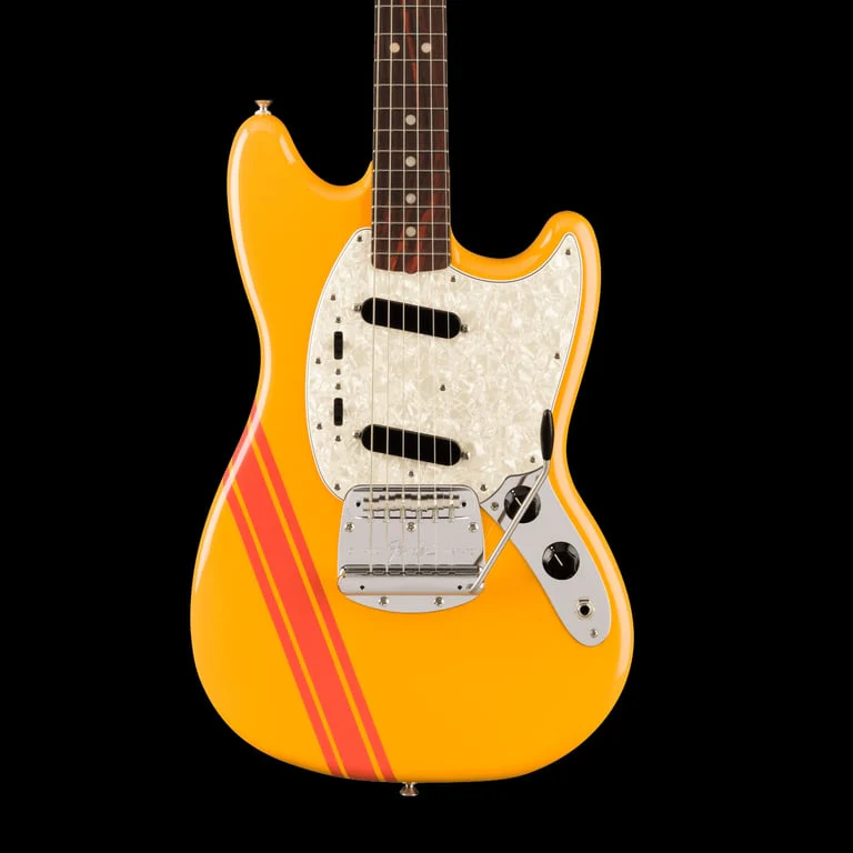 Fender Vintera II 70s Mustang Rosewood Fingerboard Competition Orange With Bag