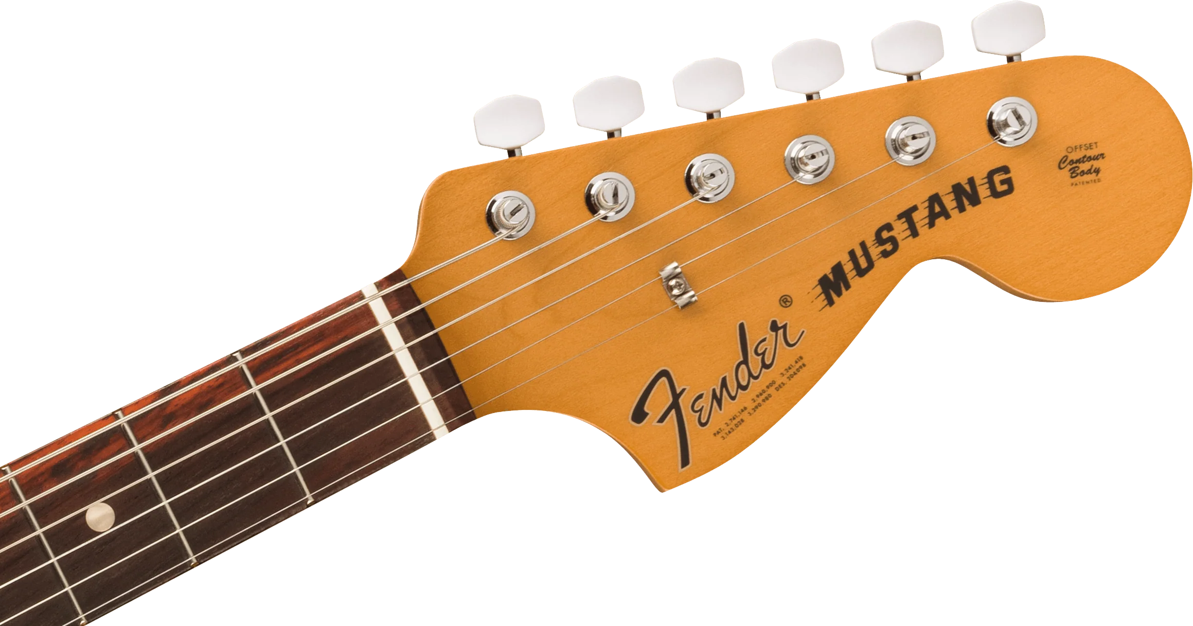Fender Vintera II 70s Mustang Rosewood Fingerboard Competition Orange With Bag - Image 6